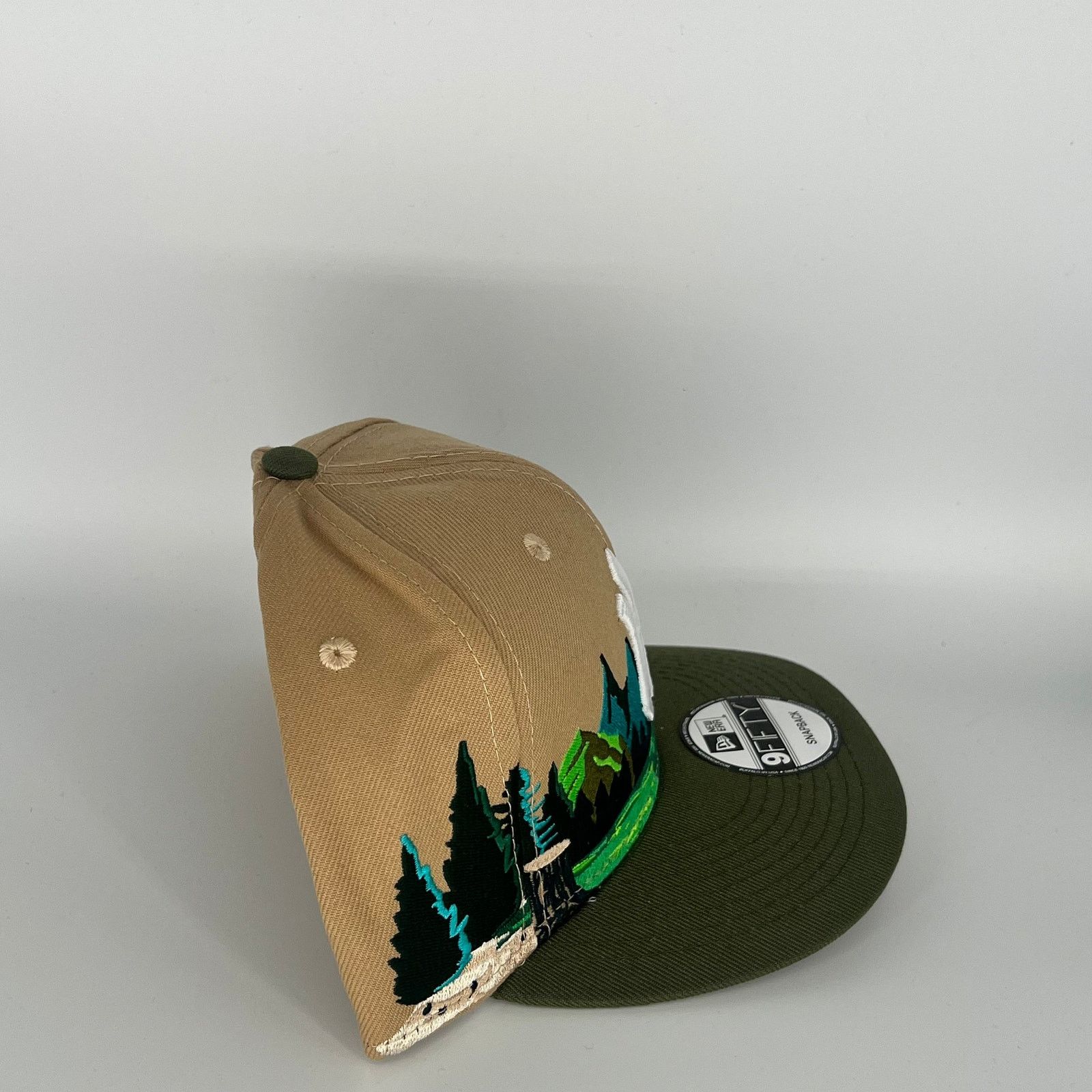 New Era Brown Green New York Yankees New Era MLB 9Fifty Snapback Hat Size ONE SIZE - 3 Thumbnail