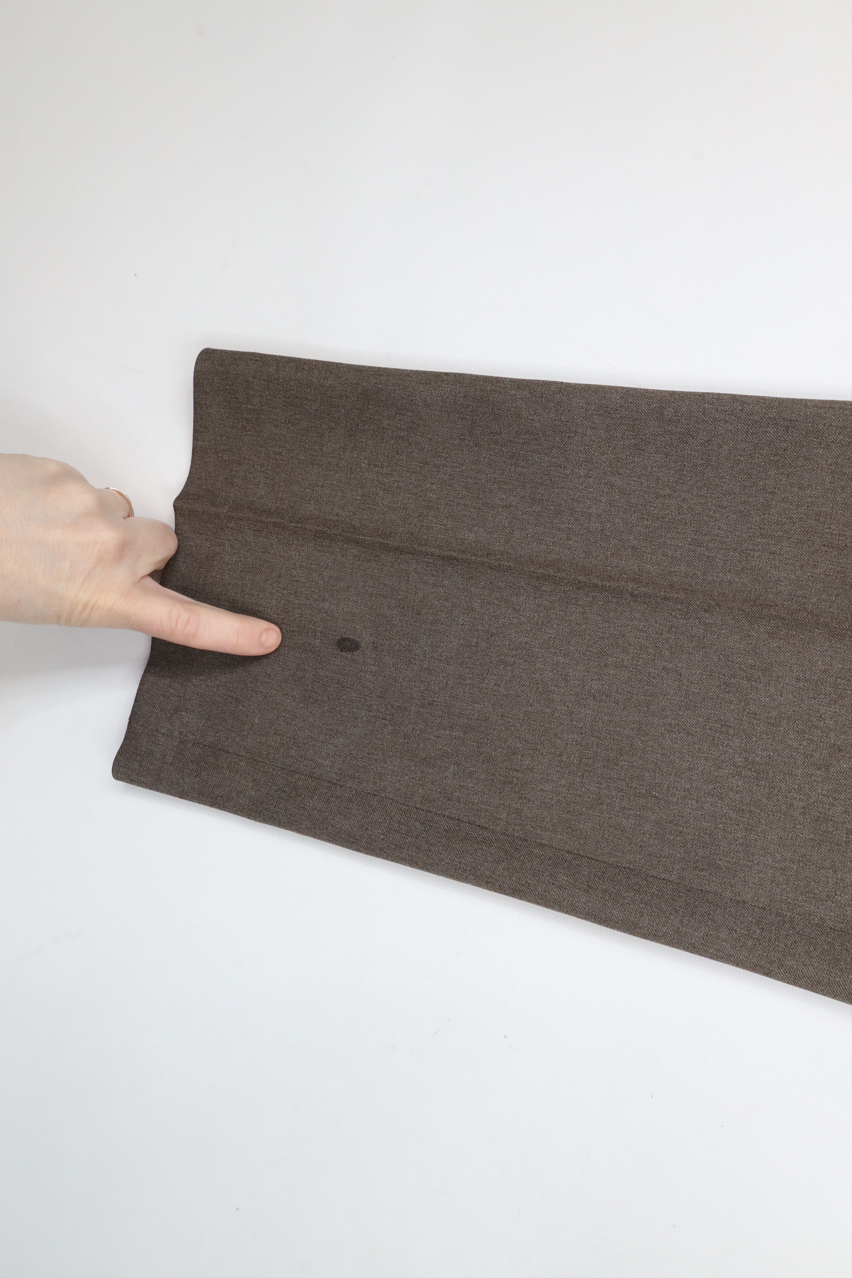 Levi's × Vintage Vintage 90s Levis Knit Flared Chino Pants Heather Brown Size US 36 / EU 52 - 5 Thumbnail