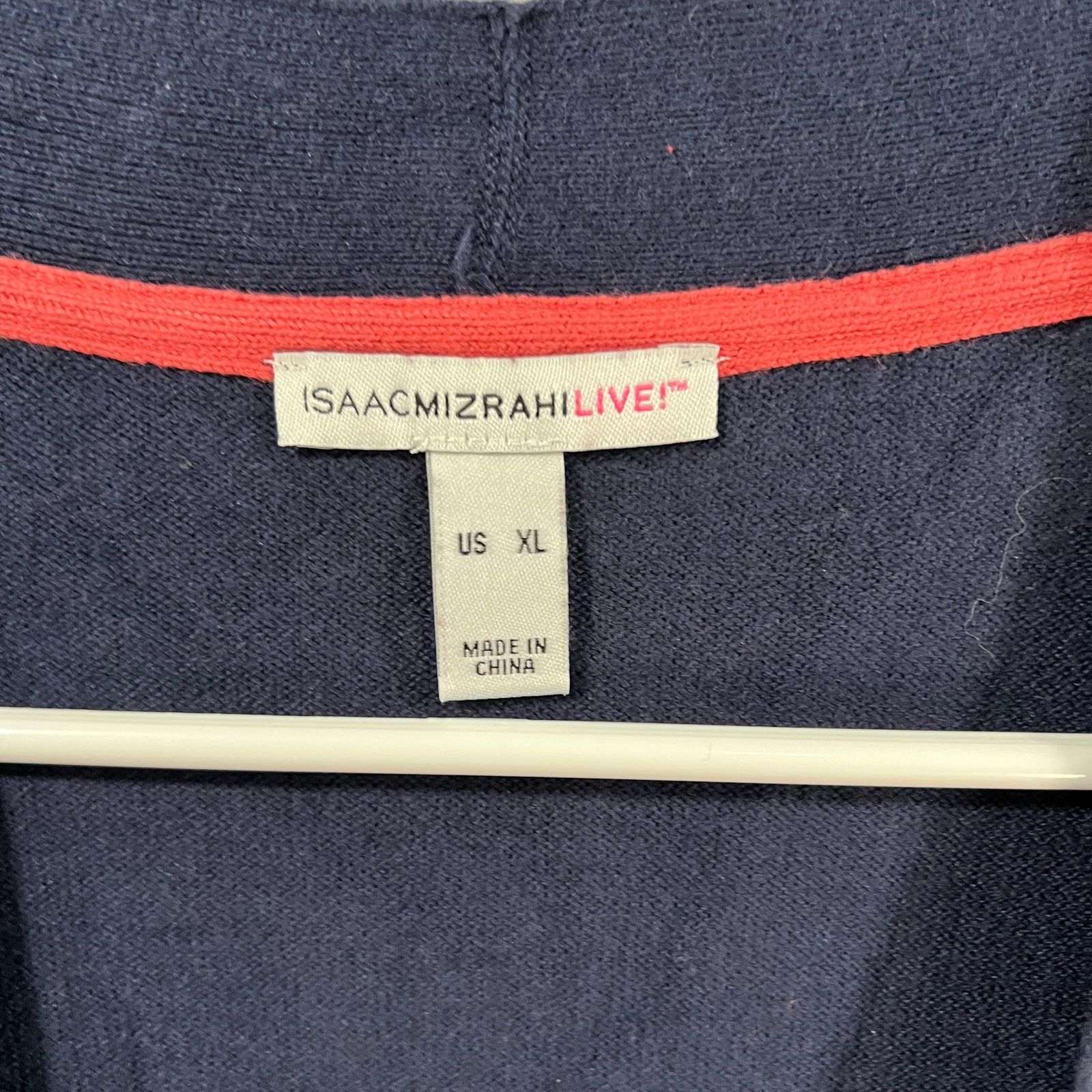 Isaac Mizrahi Isaac Mizrahi LIVE! Cardigan Sweater Navy, X-Large Size XL / US 12-14 / IT 48-50 - 5 Thumbnail