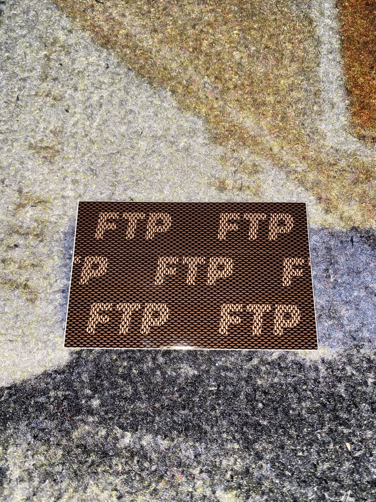 Fuck The Population FTP Monogram Logo Sticker Size ONE SIZE - 1 Thumbnail