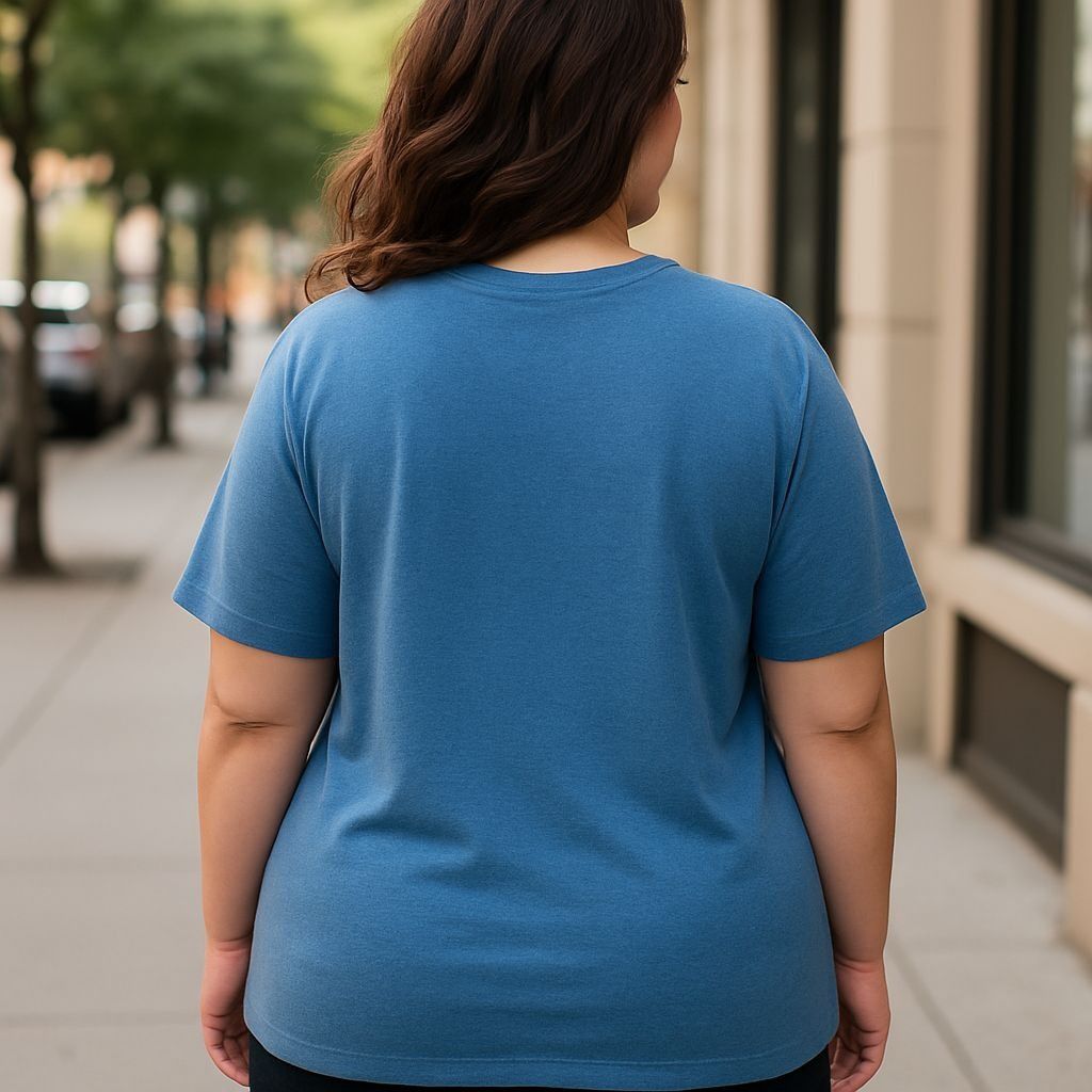 Other Allison Daley 3X Blue Embroidered Tee Shirt Soft Cotton Knit Size 3XL / US 20-22 - 4 Thumbnail