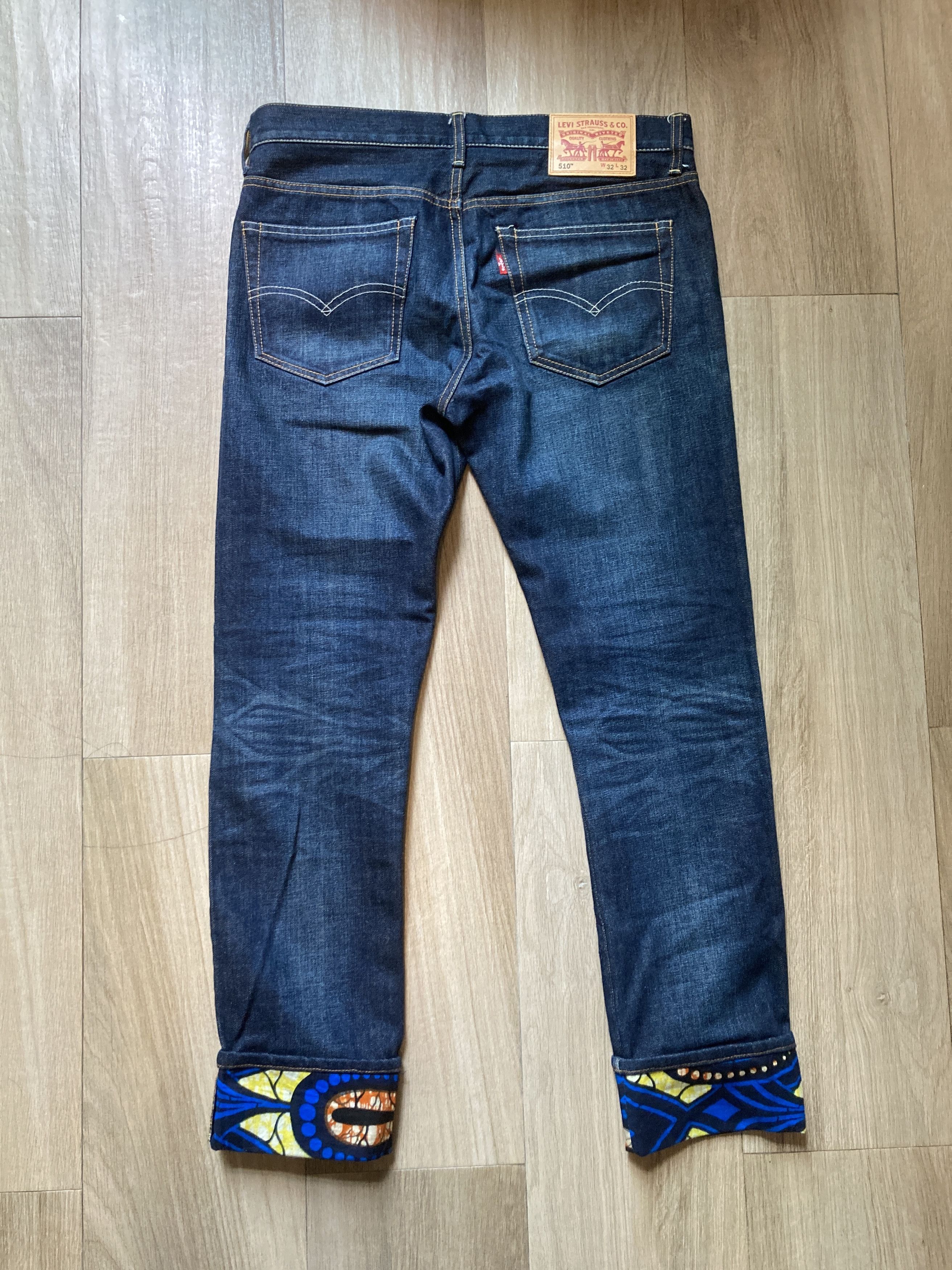 Junya Watanabe × Levi's Junya Watanabe Comme des Garcons X Levi's Patched Cuffs Jean Size US 32 / EU 48 - 13 Thumbnail
