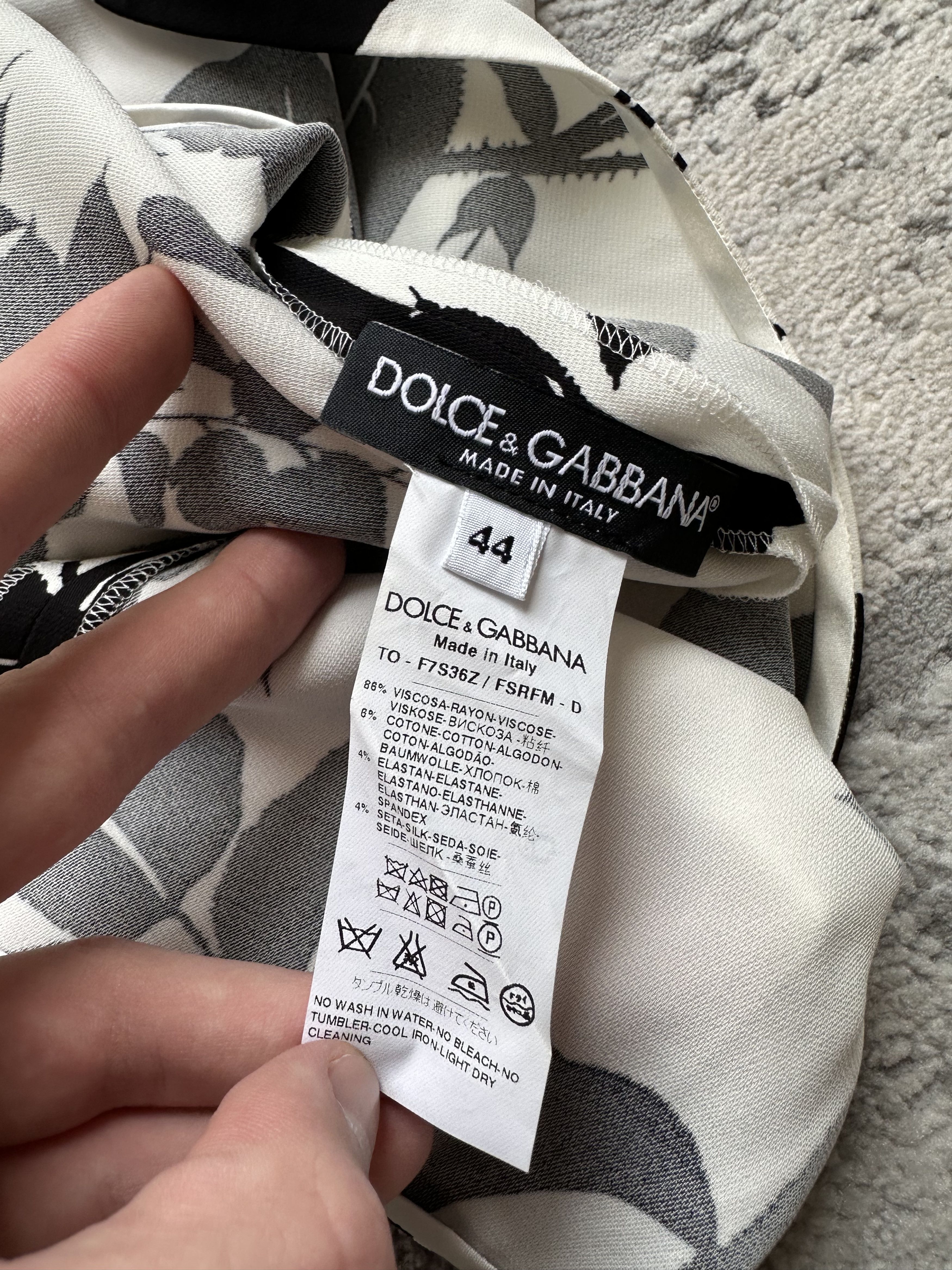 Dolce & Gabbana Vintage Dolce & Gabbana floral heart top Size M / US 6-8 / IT 42-44 - 8 Thumbnail