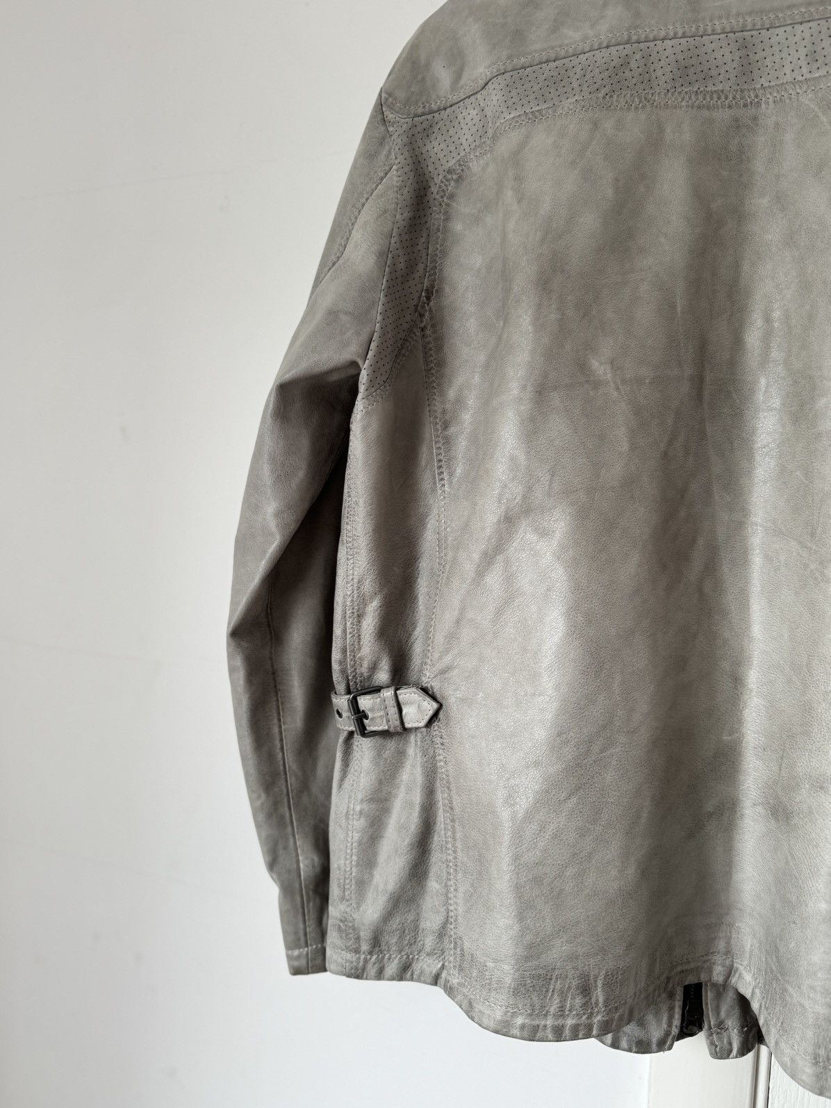 Belstaff Vintage Belstaff Silver Maple Leather Biker Jacket Harley Size US M / EU 48-50 / 2 - 7 Thumbnail