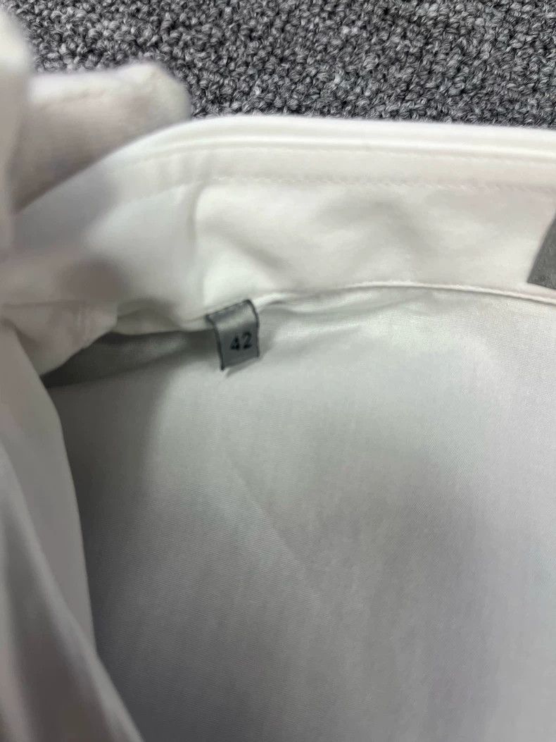 Dior Dior Crystal CD letter white long-sleeved shirt Size US XS / EU 42 / 0 - 4 Thumbnail