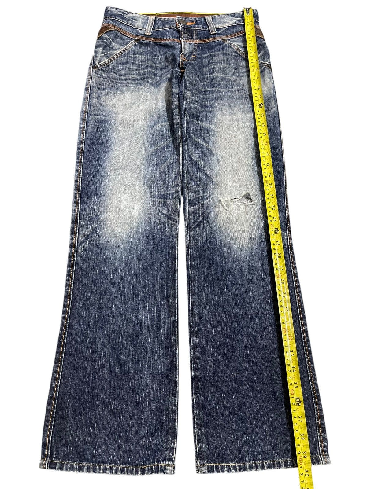 Edwin Vintage Edwin Blue Trip Faded Wash Style Loose Jeans Size US 30 / EU 46 - 13 Thumbnail