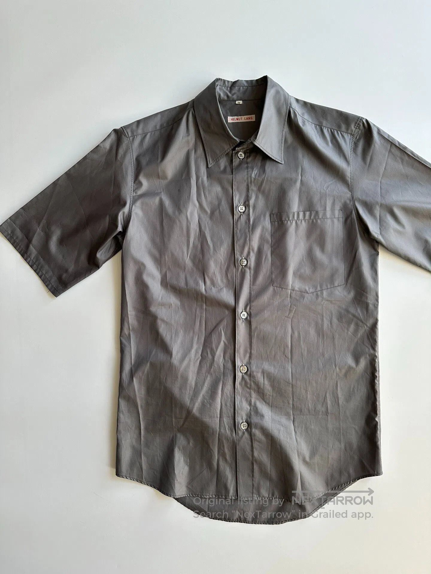Helmut Lang HELMUT LANG Ori.Batch Red-label short-sleeved shirt| Size US S / EU 44-46 / 1 - 1 Thumbnail