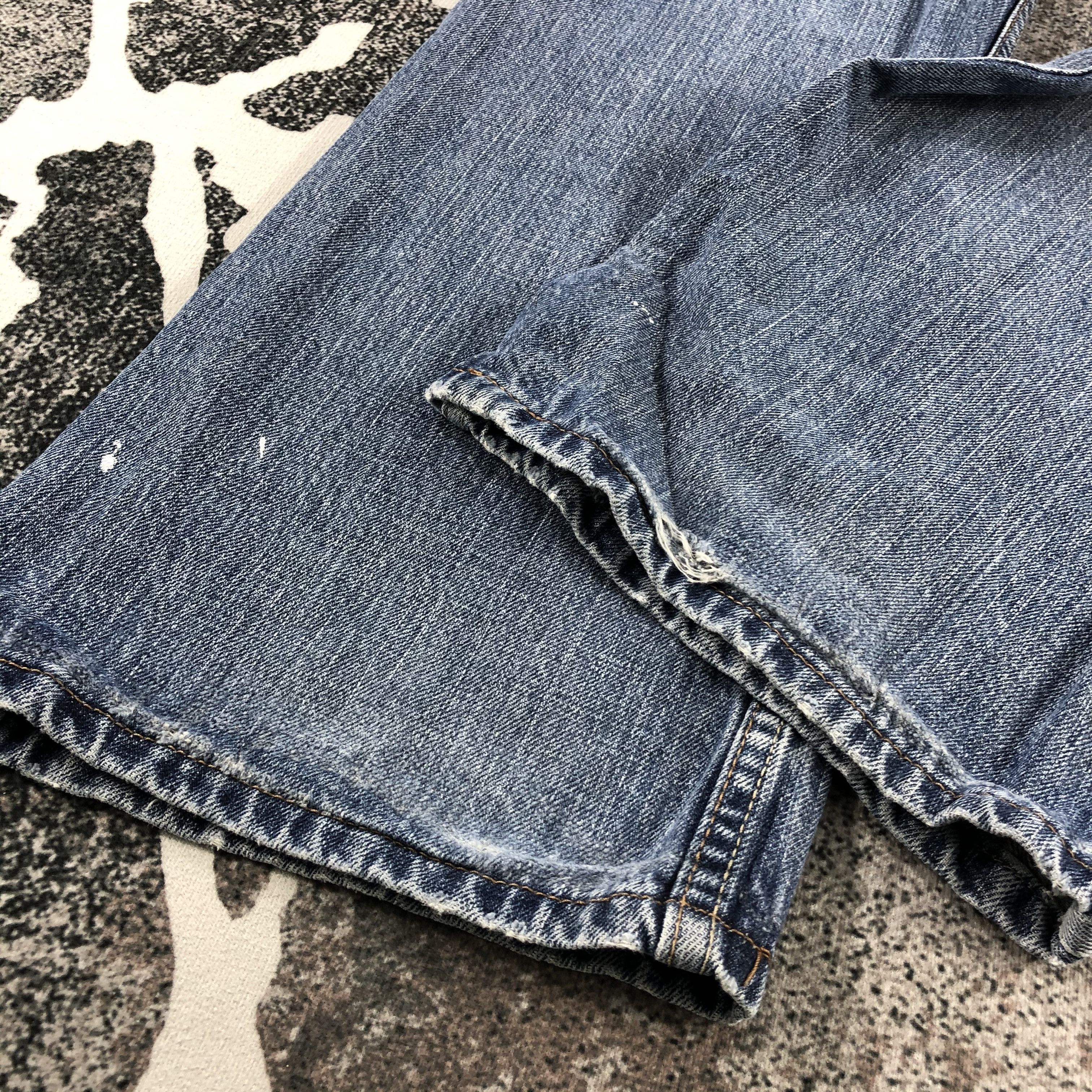 Levi's Vintage Levis 527 Jeans Blue Flare Denim KJ1116 Size US 33 - 6 Thumbnail