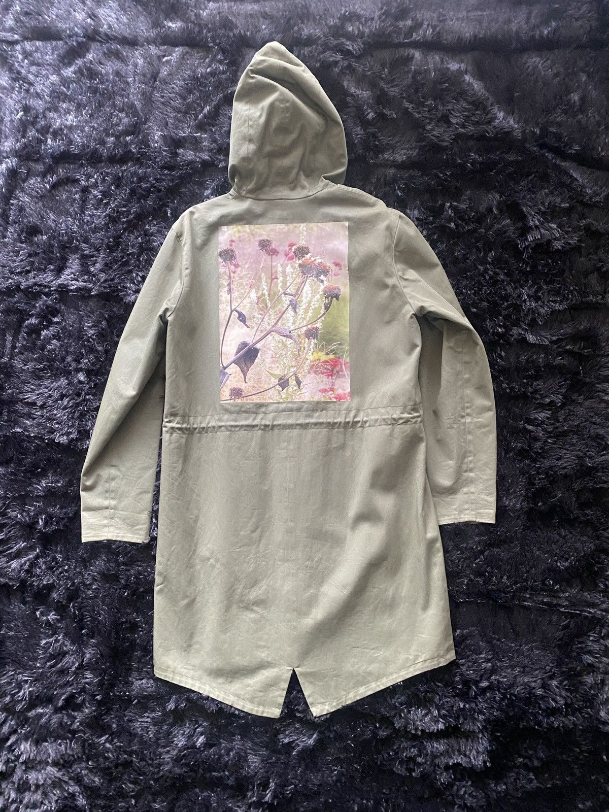 Raf Simons × Sterling Ruby Flower Parka Autumn 2014 | Grailed