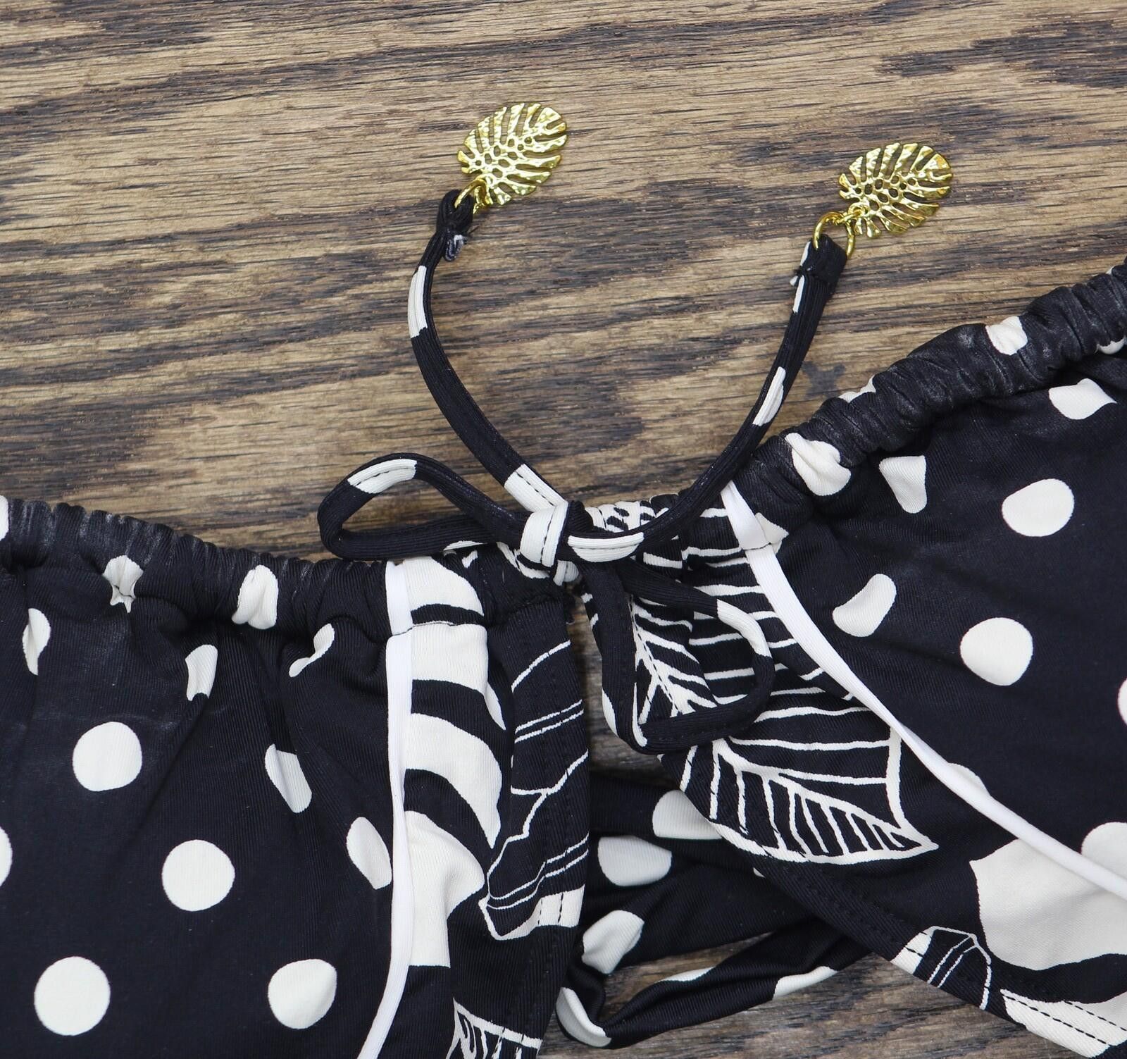 Other Nwt Bleu Rod Beattie Tall Swim Bikini Top Black / White 14 Size ONE SIZE - 5 Thumbnail