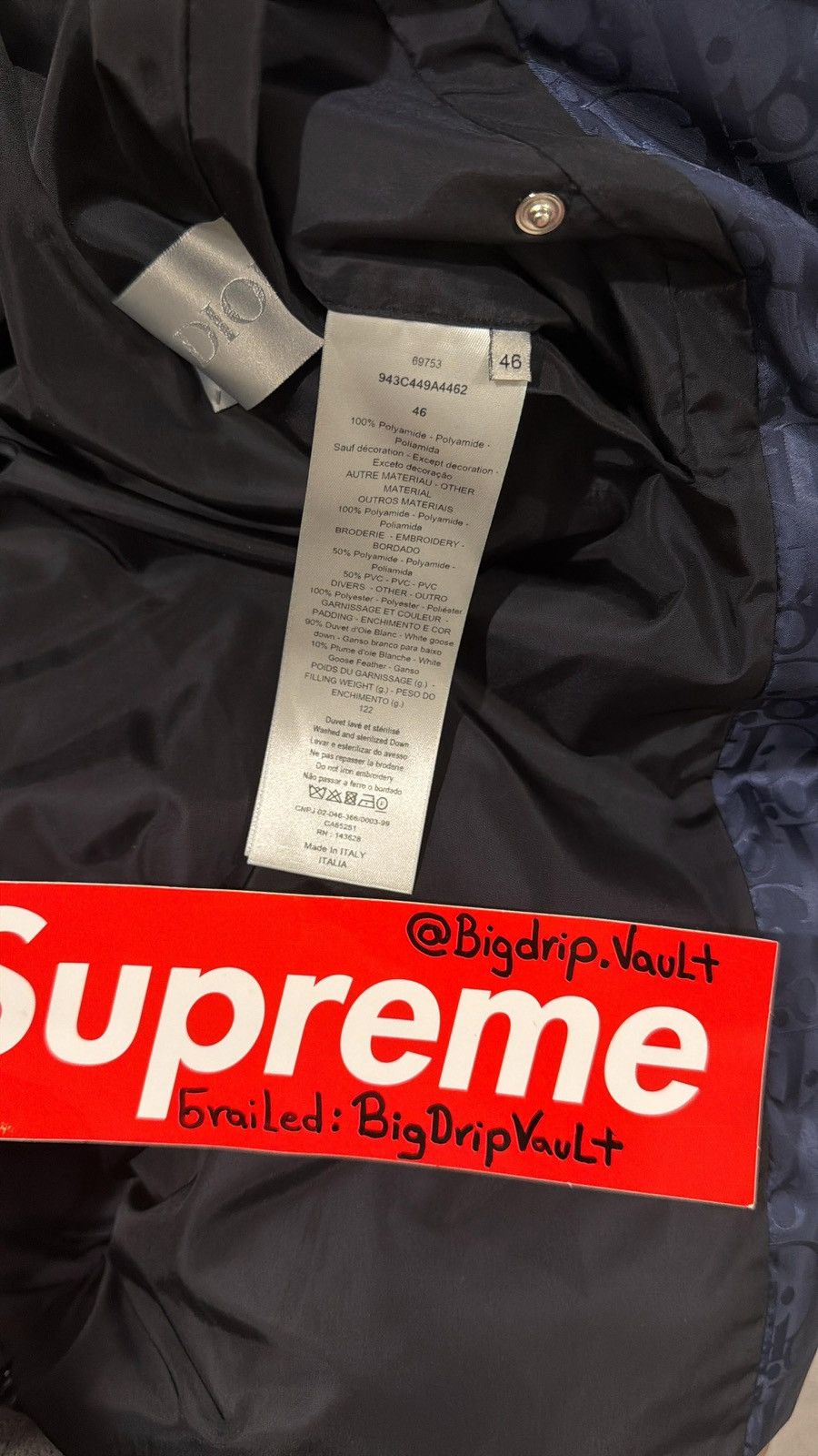 Dior Dior Oblique Down Jacket Size US S / EU 44-46 / 1 - 7 Thumbnail