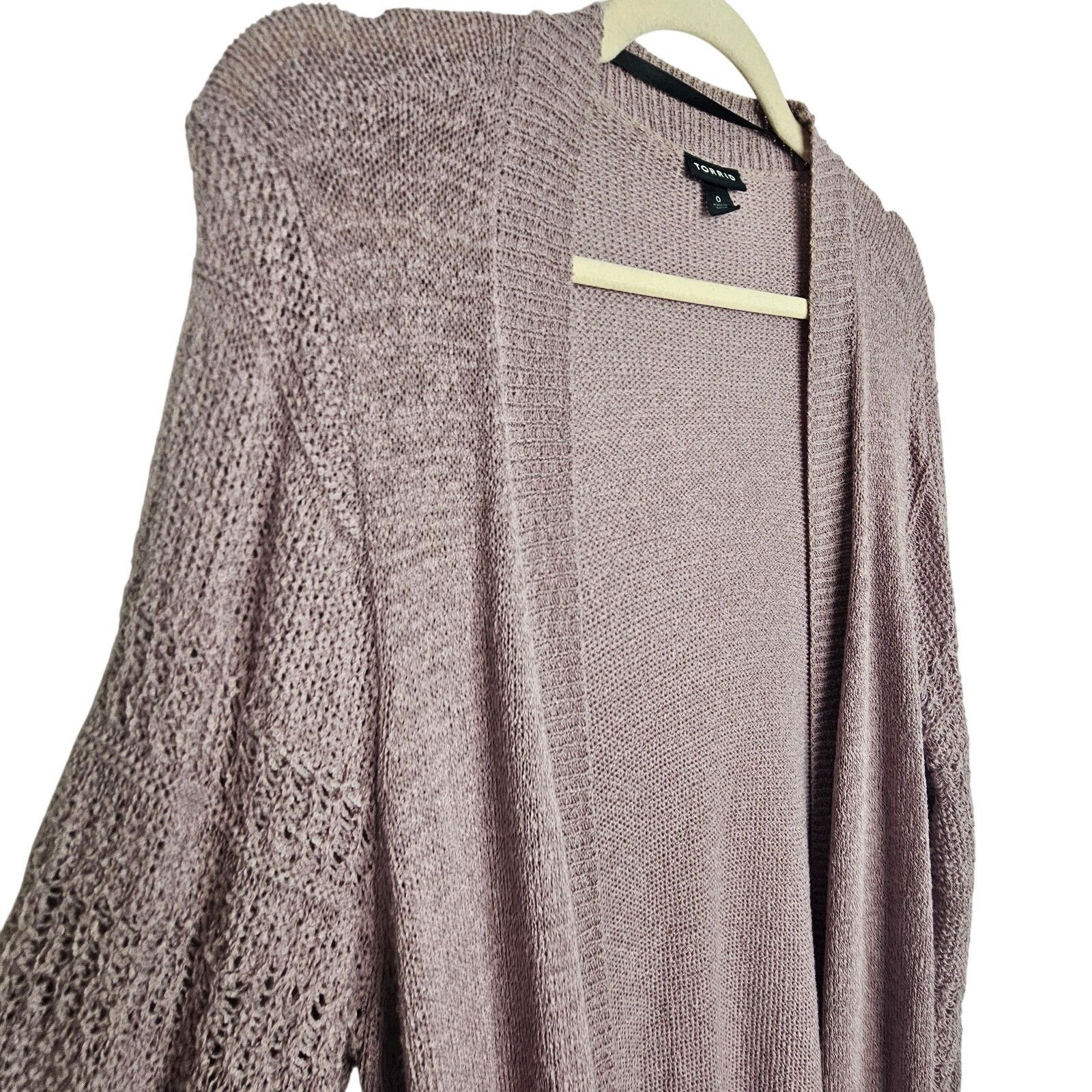 Torrid Torrid Womens Knit Sweater Cardigan Size 0X Minimalist Comfy Size XL / US 12-14 / IT 48-50 - 6 Thumbnail