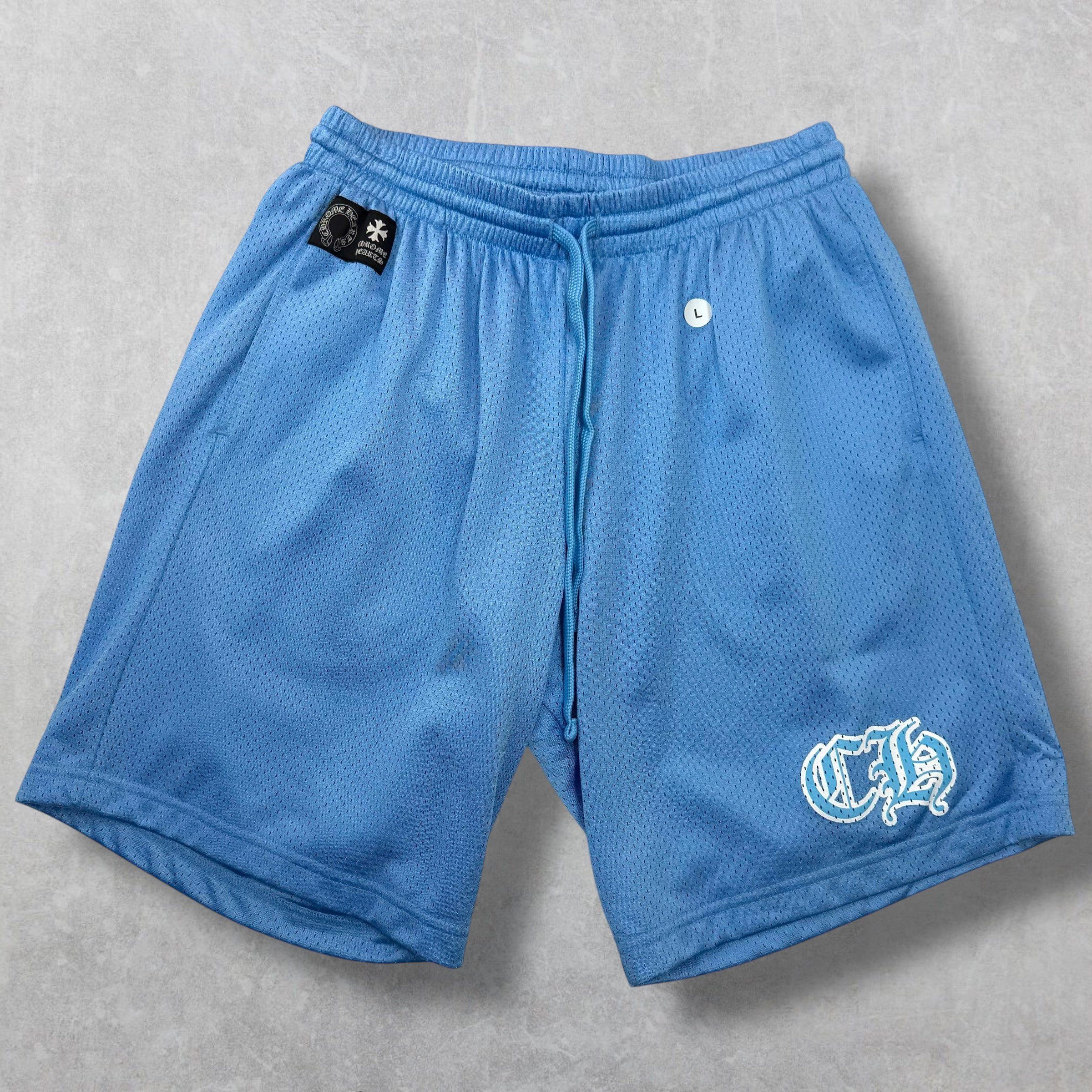 Chrome Hearts Chrome Hearts Blue Mesh Warm Up Shorts L Size US 34 / EU 50 - 1 Thumbnail