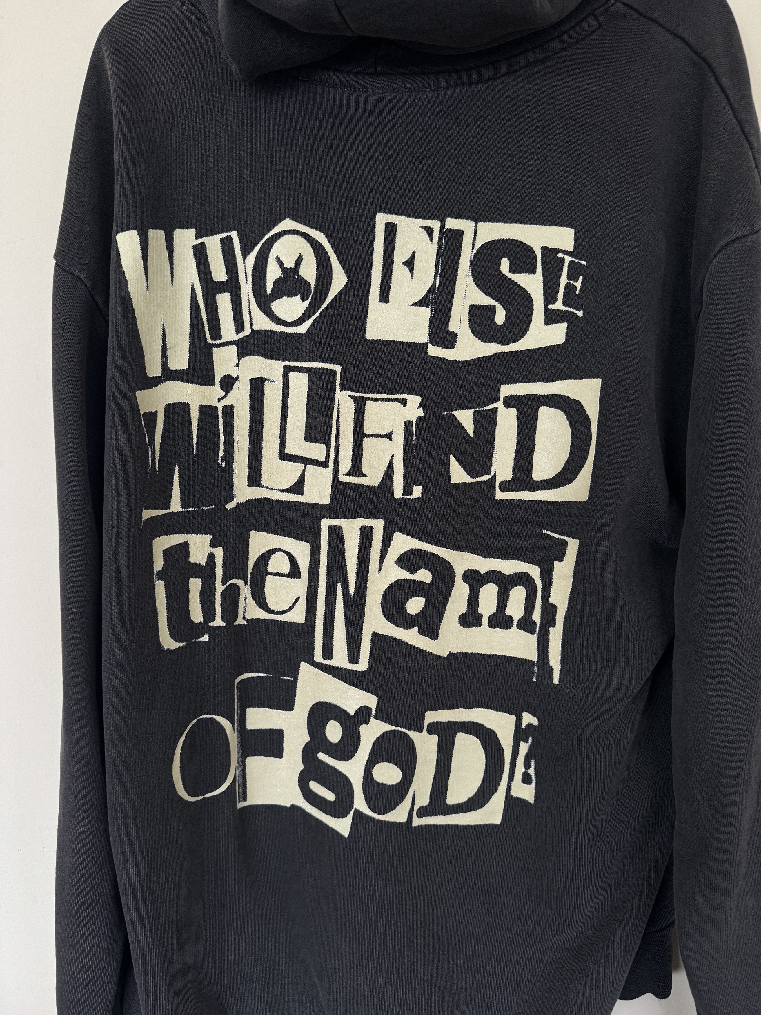basketcase gallery Basketcase Who Else Will Find The Name Of God Hoodie Size US XXL / EU 58 / 5 - 7 Thumbnail