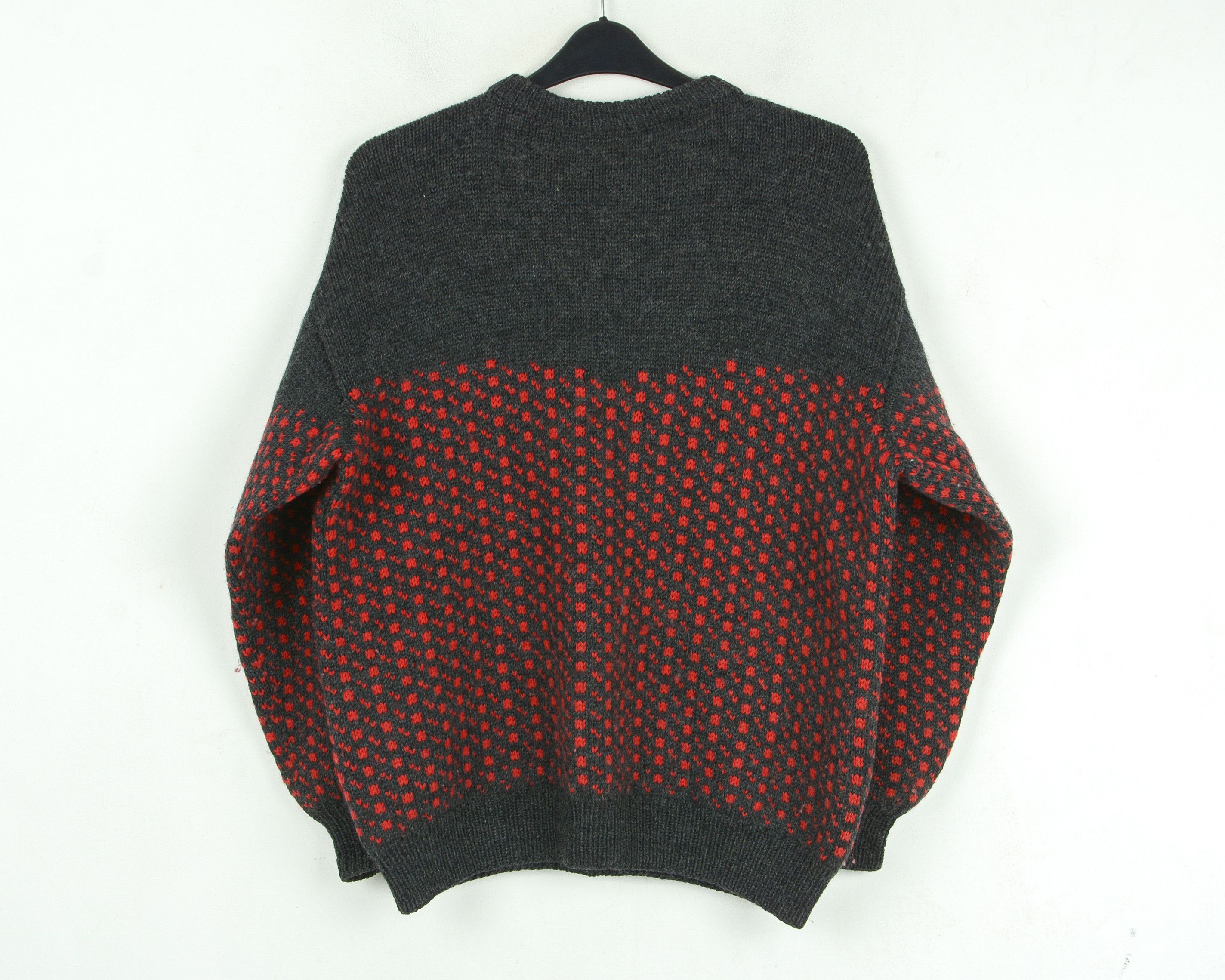 Vintage Nordic Wool Jumper XL Pullover Structure Sweater Winter Size US XL / EU 56 / 4 - 9 Thumbnail