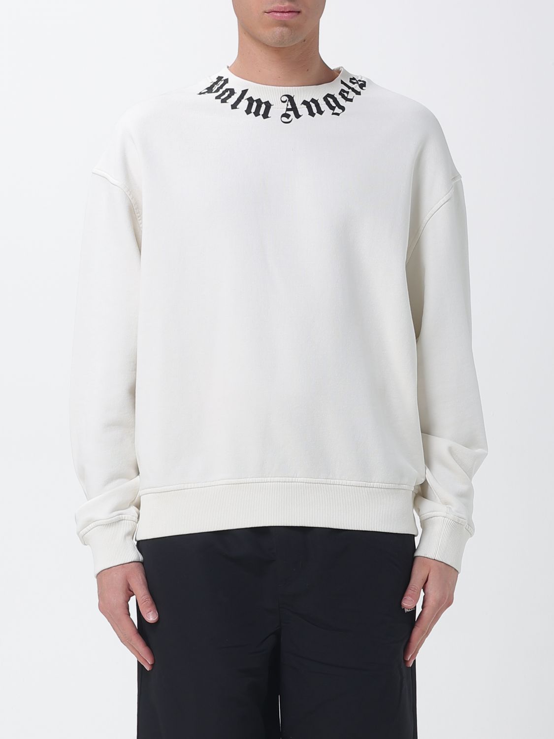 Palm Angels Palm Angels Sweatshirt Men White Size US S / EU 44-46 / 1 - 1 Thumbnail