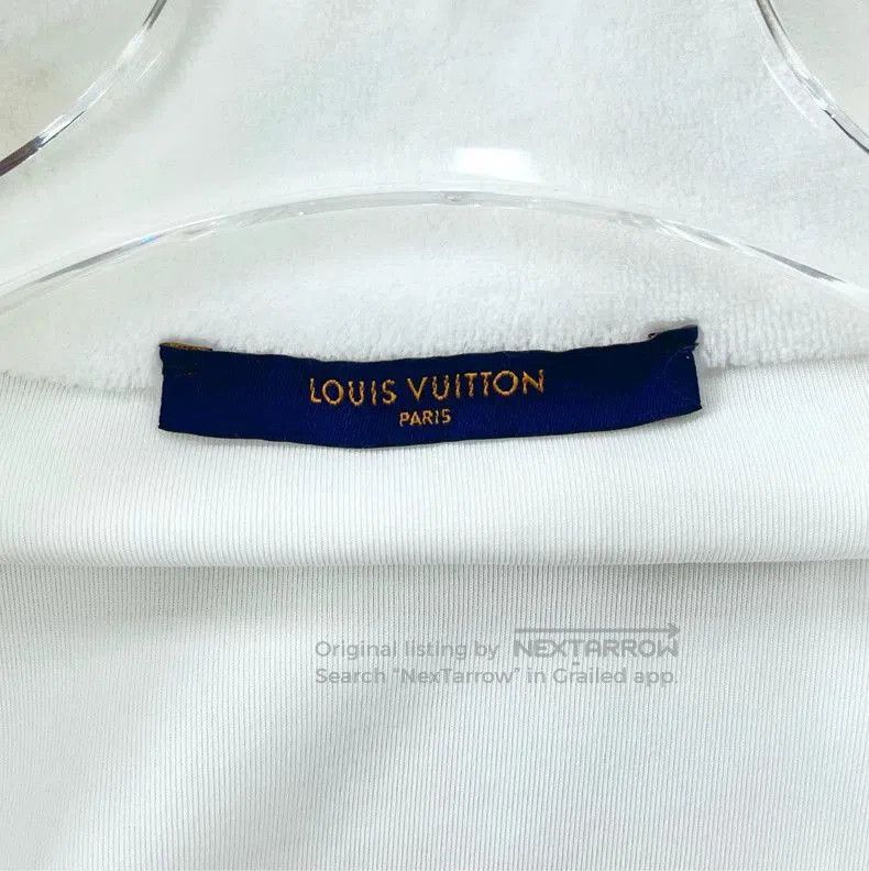 Louis Vuitton Louis Vuitton White Velvet Monogram Sweatshirt. Size US XS / EU 42 / 0 - 3 Thumbnail