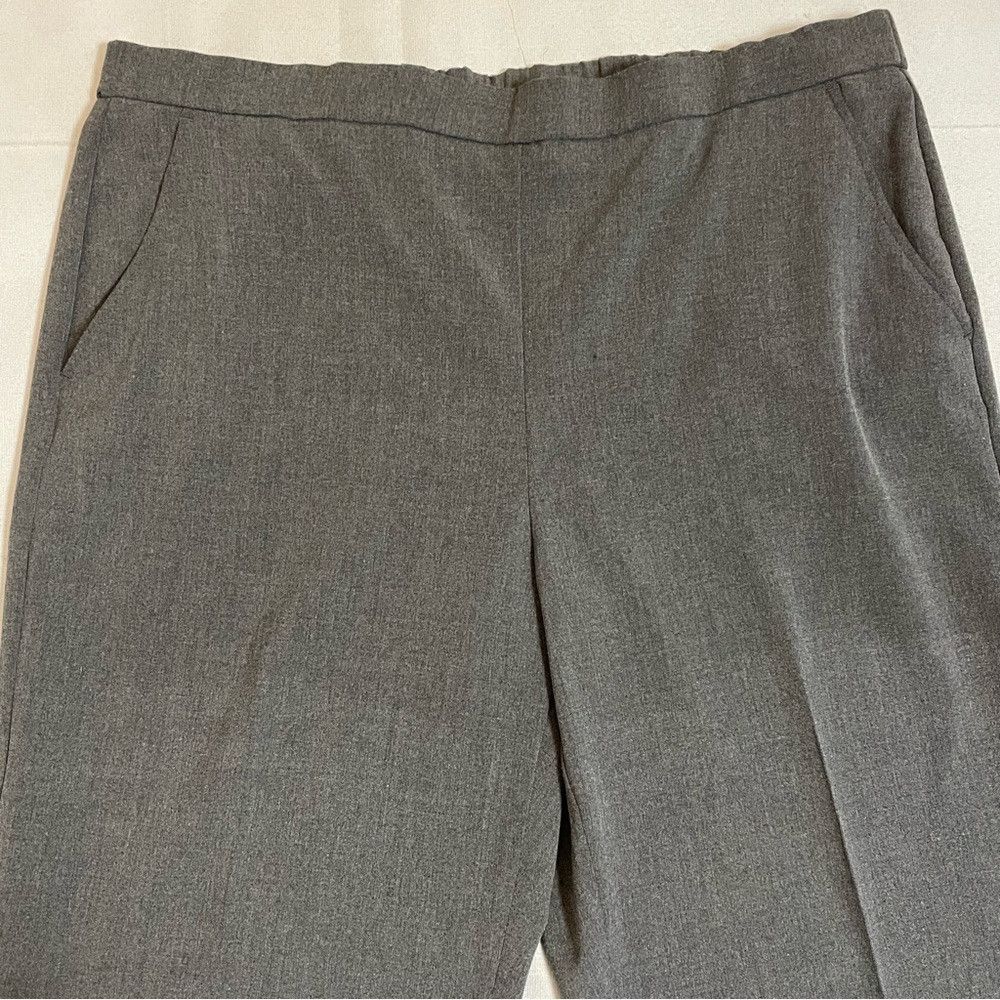 Other Sag Harbor Pull On Stretch Waist Grey Pants Size 14 Size 36" / US 14 / IT 50 - 4 Thumbnail