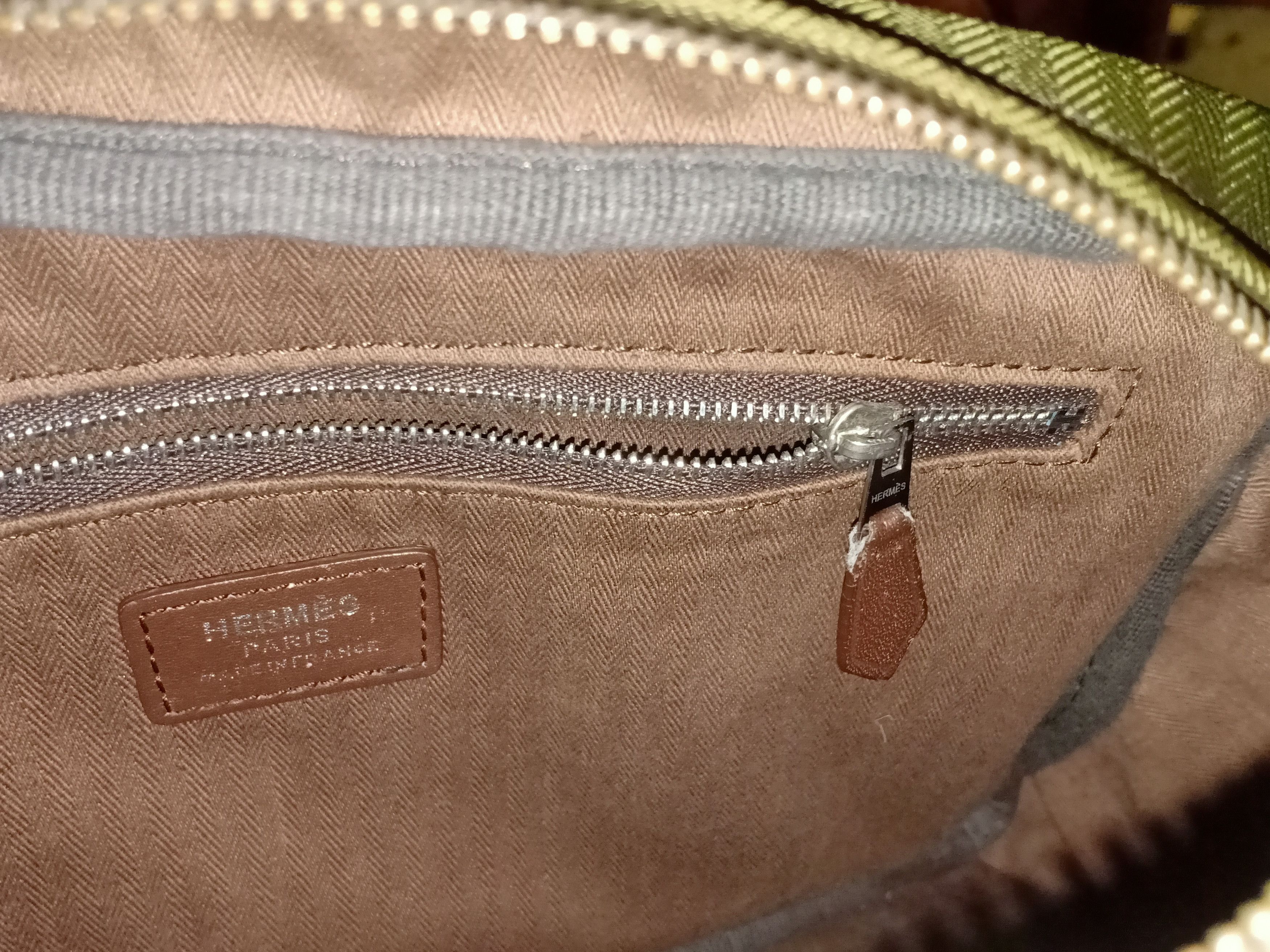 Hermes Original Hermes Steve Limited Edition Nylon Olive Green Size ONE SIZE - 11 Thumbnail