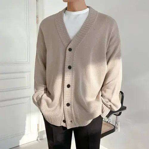 Aran Isles Knitwear Taeko x Mii Gray Knit Button Up Cardigan Sweater Size US L / EU 52-54 / 3 - 7 Thumbnail