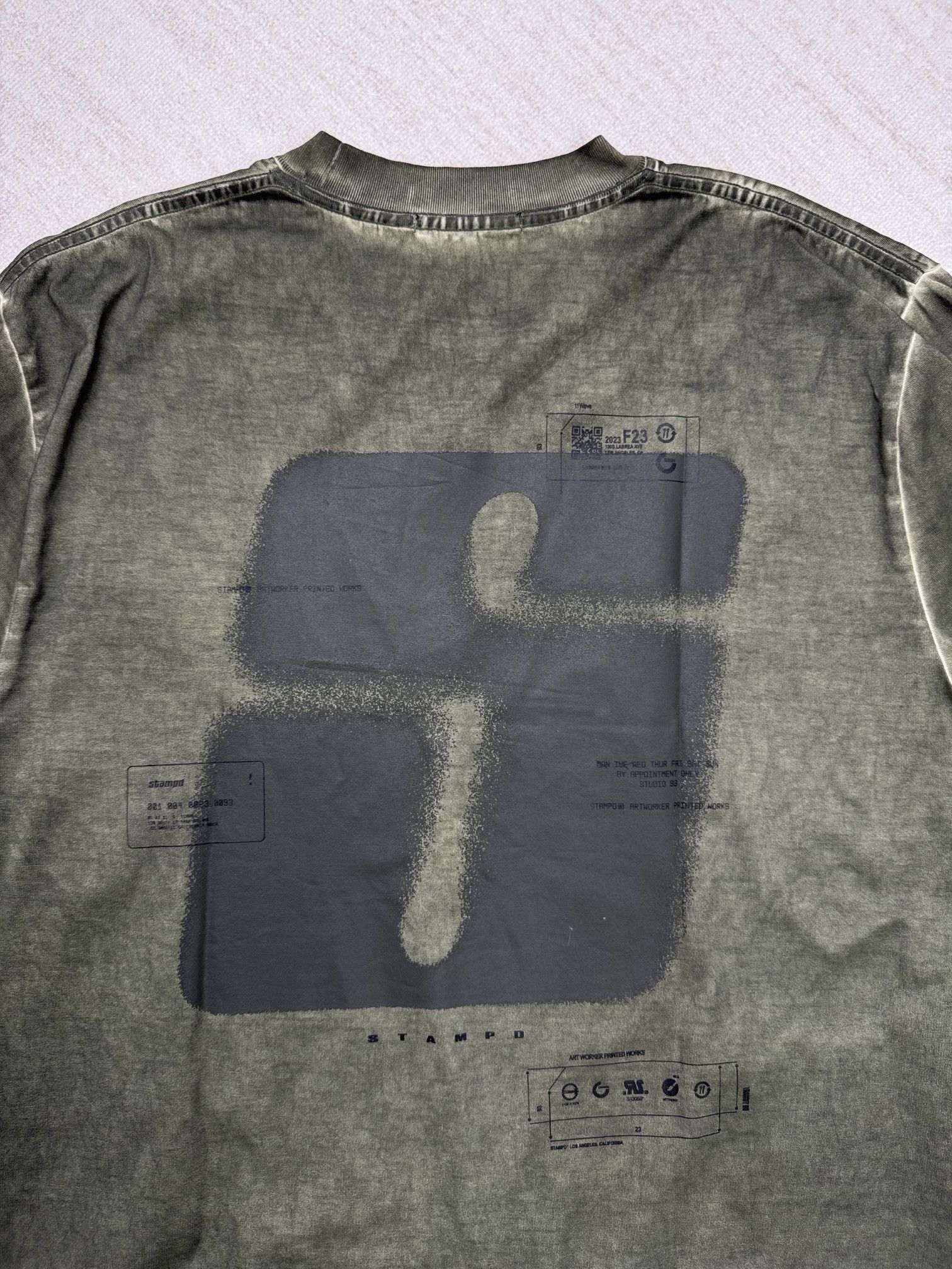 Stampd New with Tag* STAMPD Oil Washed Transit Relaxed Tee Size US L / EU 52-54 / 3 - 7 Thumbnail