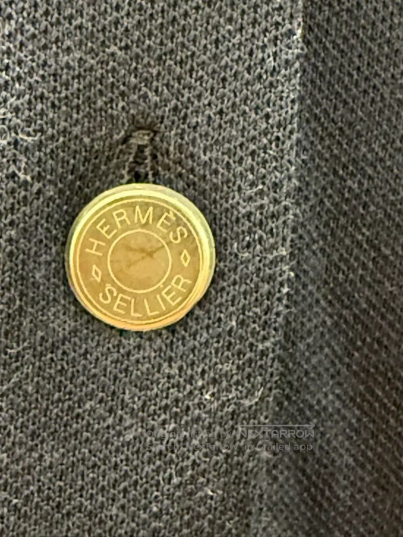 Hermes Hermes Navy blue polo shirt Size M / US 6-8 / IT 42-44 - 4 Thumbnail