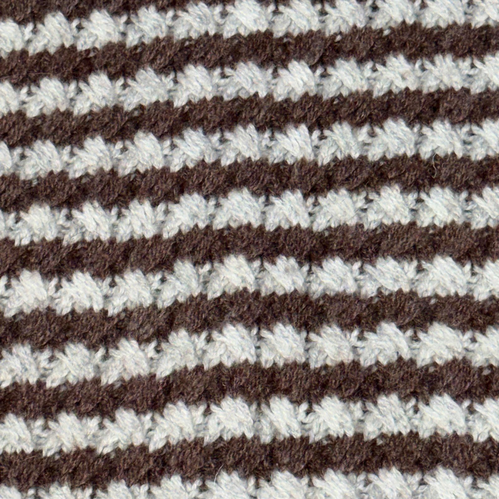 Zara Zara Small Brown and White Striped Knit Sweater Size S / US 4 / IT 40 - 3 Thumbnail