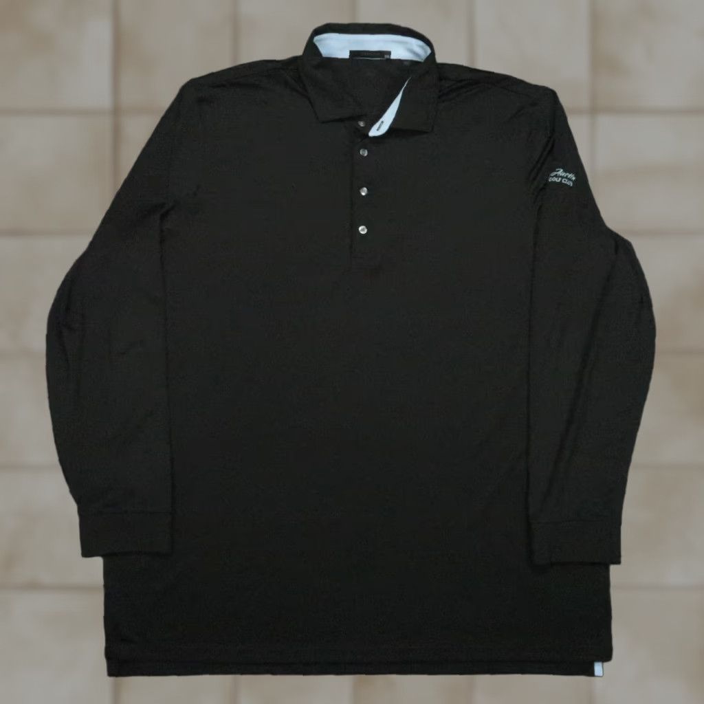 Vintage Greyson Polo Shirt Mens 2XL Black Long Sleeve Performance Golf Shirt Polo Activewear Casual Mens Size US XXL / EU 58 / 5 - 1 Thumbnail