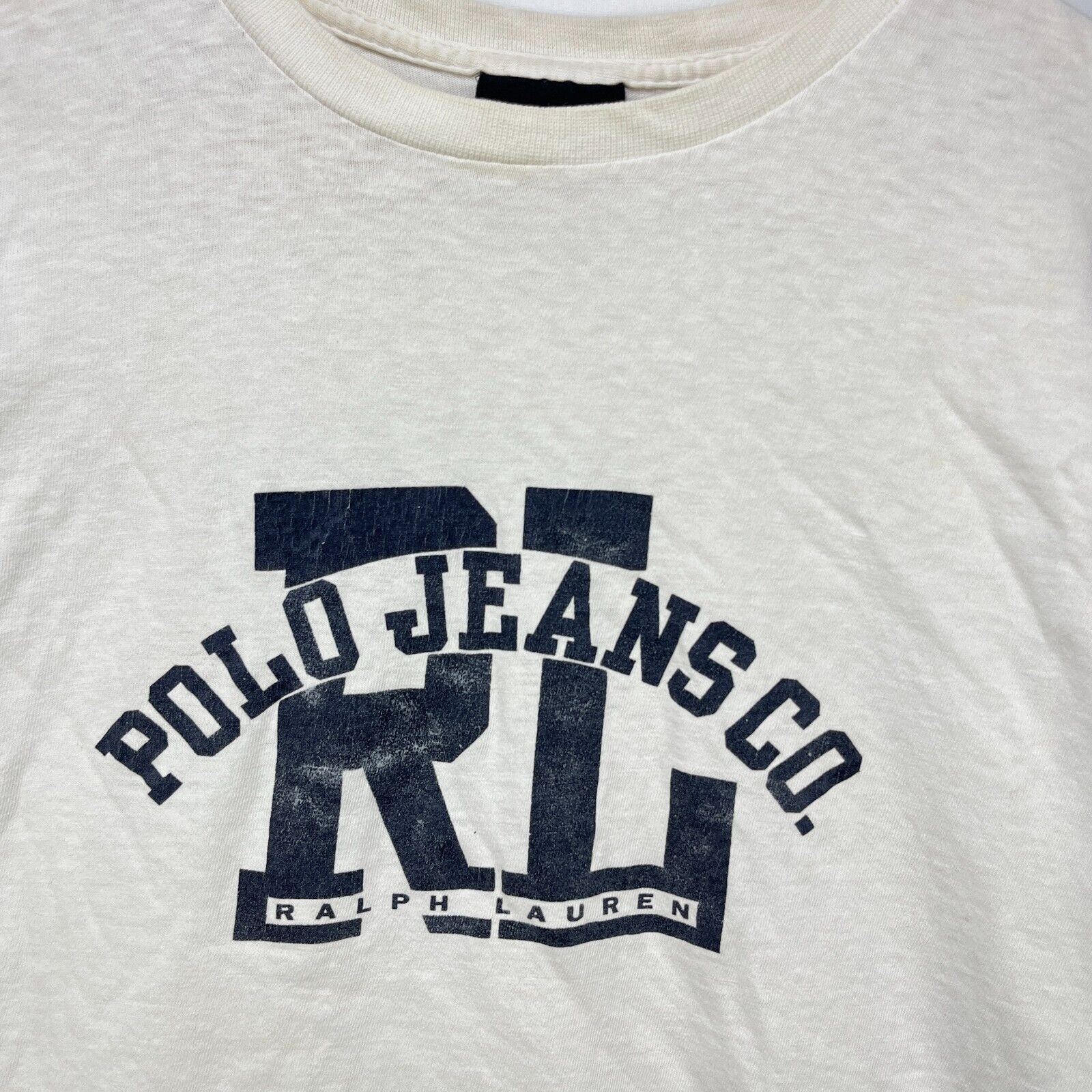Ralph Lauren × Vintage Vintage 90s Polo Ralph Lauren Jeans T Shirt Medium Size US M / EU 48-50 / 2 - 2 Thumbnail
