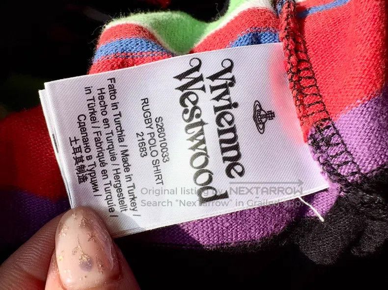 Vivienne Westwood Vivienne Westwood Colorful striped Saturn Polo neck sweate Size M / US 6-8 / IT 42-44 - 7 Thumbnail
