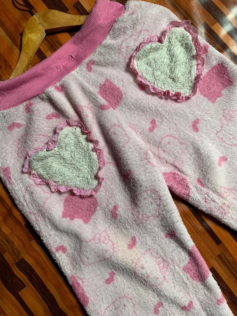 Vintage p4 Vintage SUPER CUTE HELLO KITTY PAJAMA PANTS Size US 32 / EU 48 - 7 Thumbnail