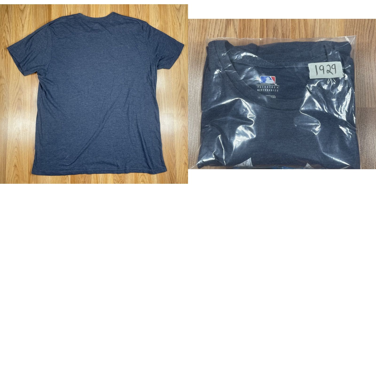 MLB MLB NY Yankees T-Shirt Mens XL Extra Large Gray CrewNeck Short Sleeve Size US XL / EU 56 / 4 - 8 Thumbnail