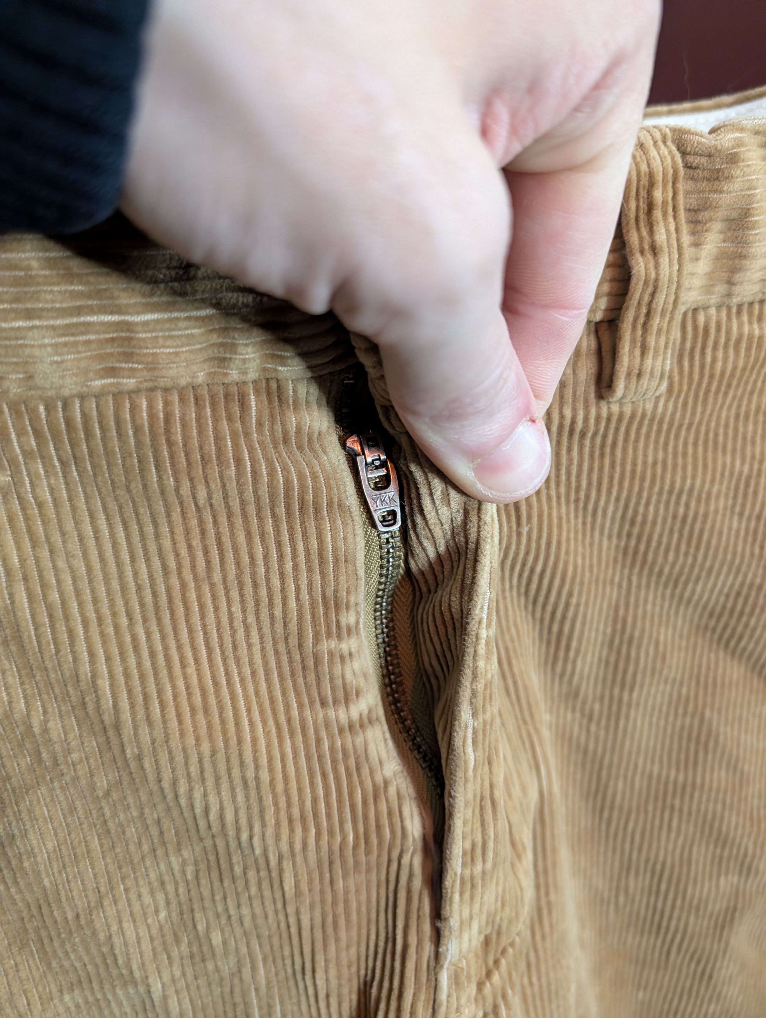 Polo Ralph Lauren Vintage tan Suffield corduroy cotton pants 31" Size US 31 - 4 Thumbnail