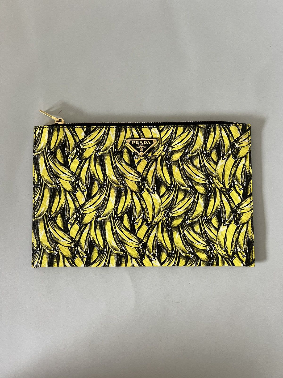 Prada Prada Banana Print Clutch Size ONE SIZE - 3 Thumbnail