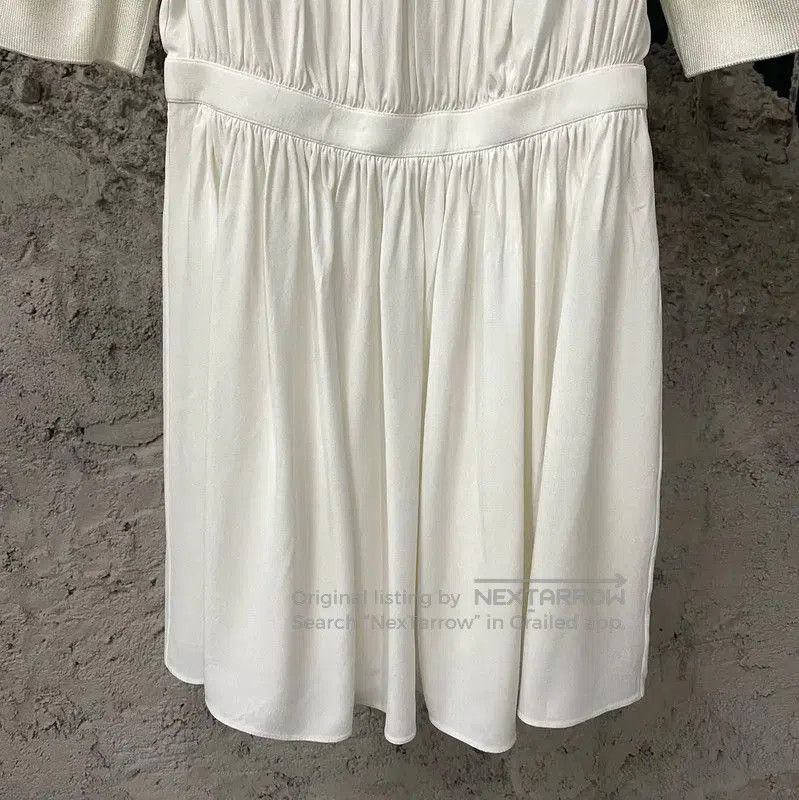 Louis Vuitton Louis Vuitton White Women's Dress with Pleats . Size XXS / US 00 / IT 34 - 4 Thumbnail