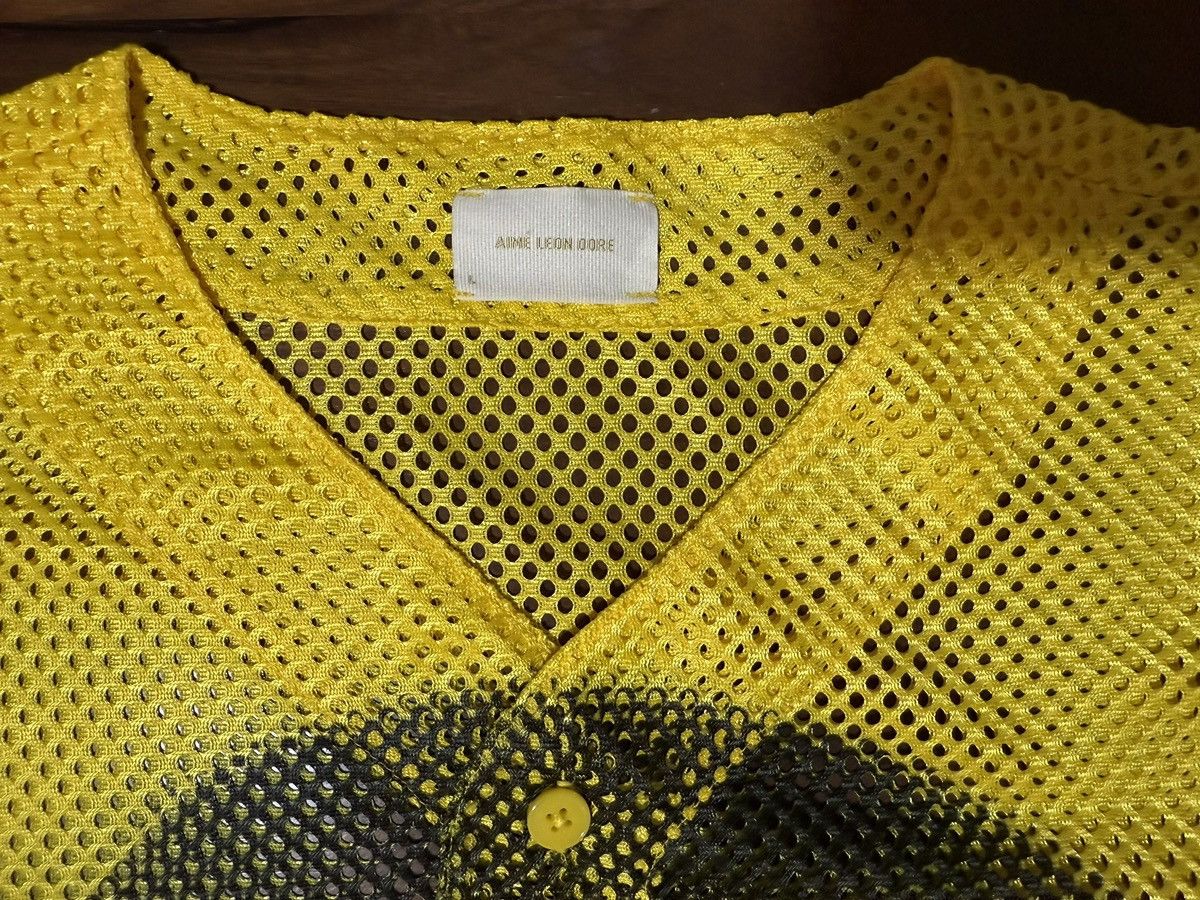 Aime Leon Dore The Genesis Mesh Baseball Jersey Dandelion Yellow Nas Large Size US L / EU 52-54 / 3 - 3 Thumbnail