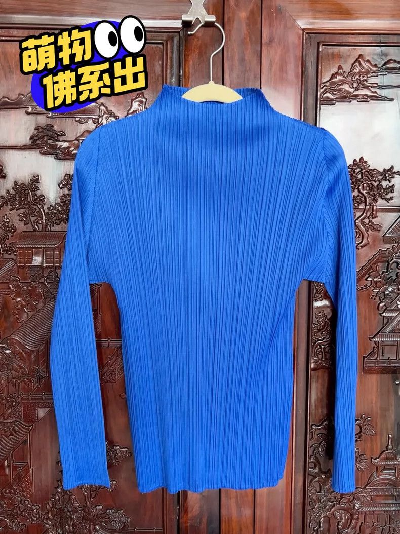 Issey Miyake issey miyake size:4 Blue pleated coat Size XXS / US 00 / IT 34 - 2 Thumbnail