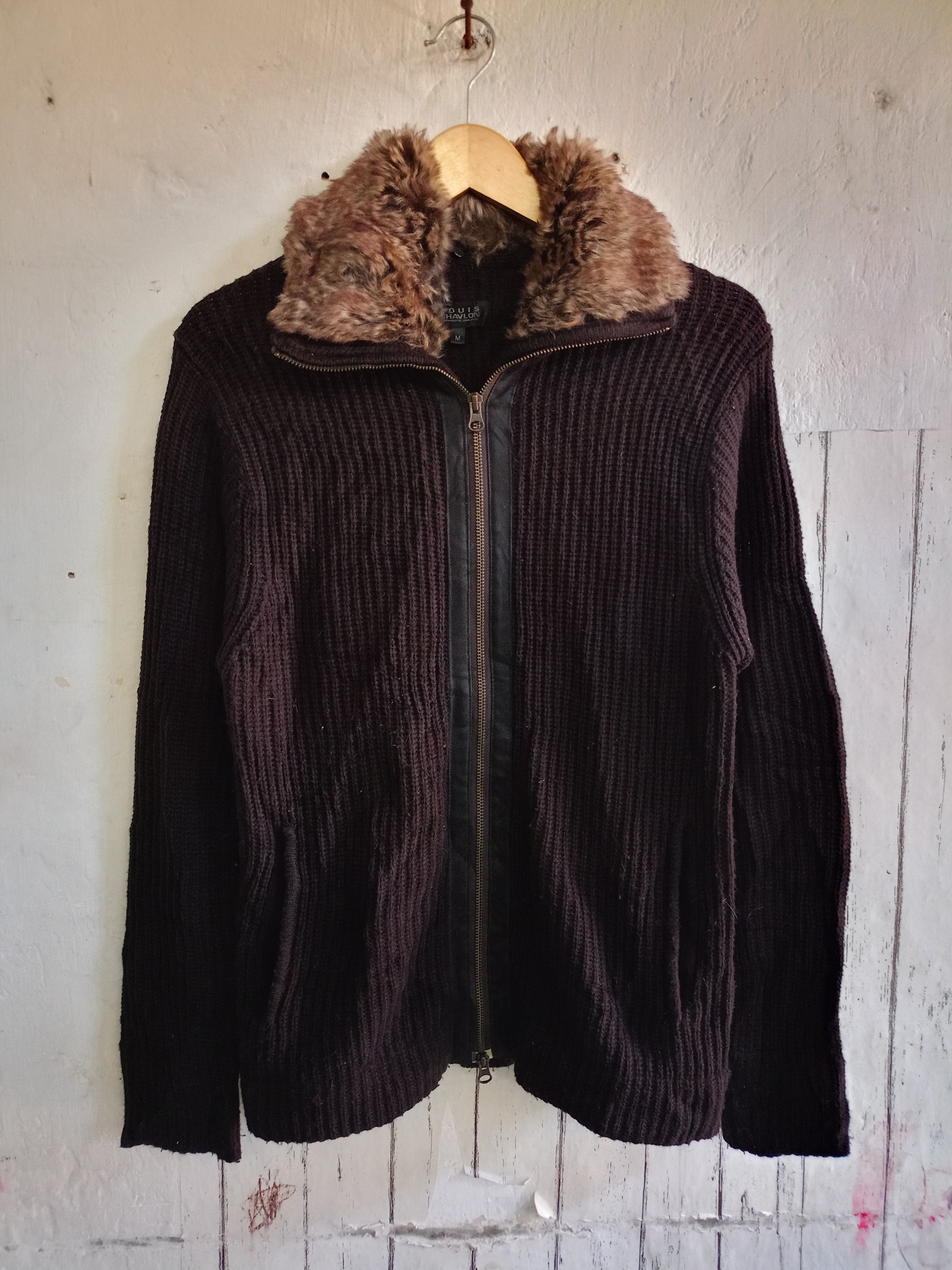 Japanese Brand Louis Chavlon knit Fur sweaters style ifsixwasnine lgb Size US M / EU 48-50 / 2 - 1 Thumbnail