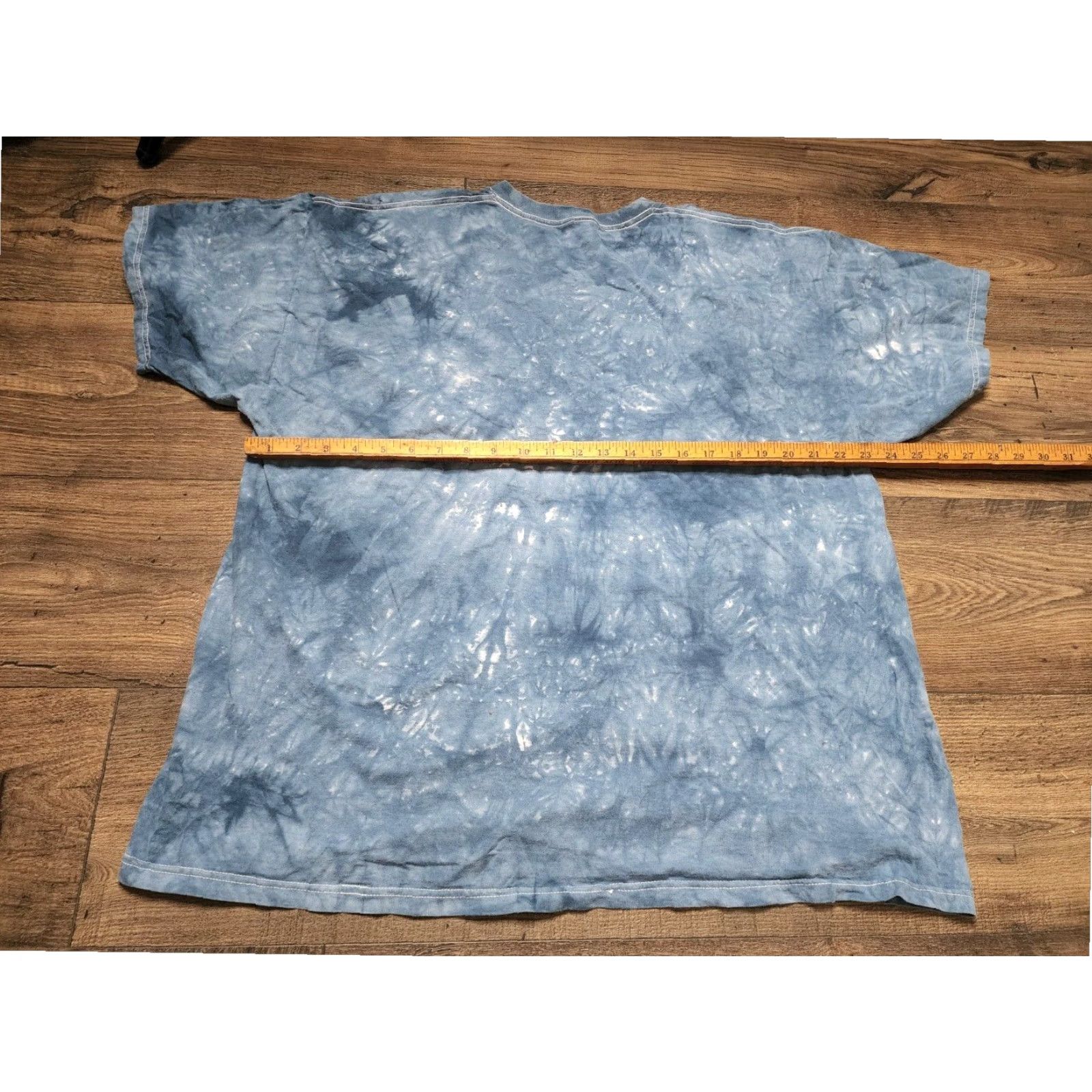 Jerzees The Mountain Kitten Face Cat Graphic Tee Blue Tie-Dye Mens XL Size US XL / EU 56 / 4 - 2 Thumbnail