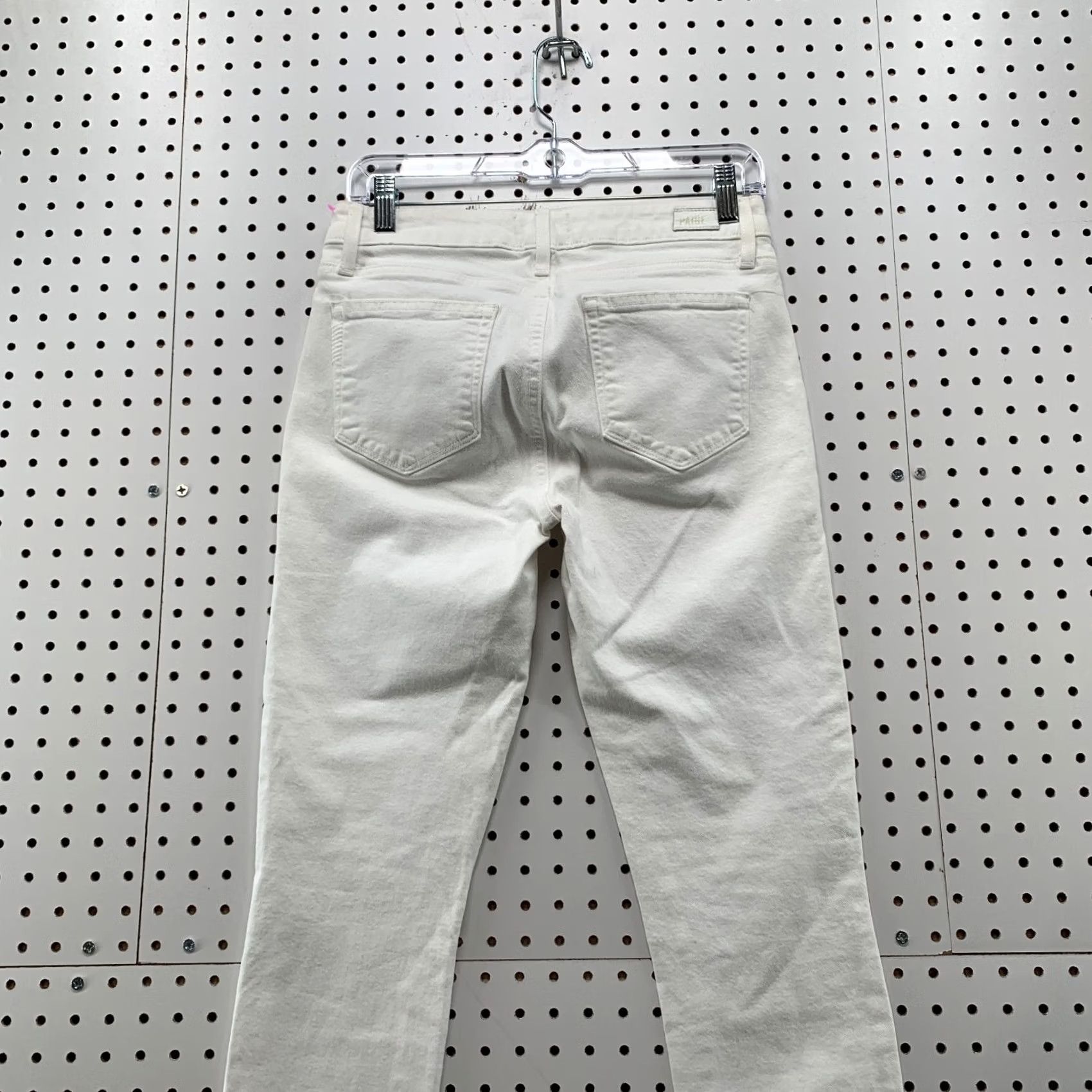 Paige Paige Verdugo Crop Skinny Slim Fit Jeans Womens White Size 28X26 Size 28" / US 6 / IT 42 - 5 Thumbnail