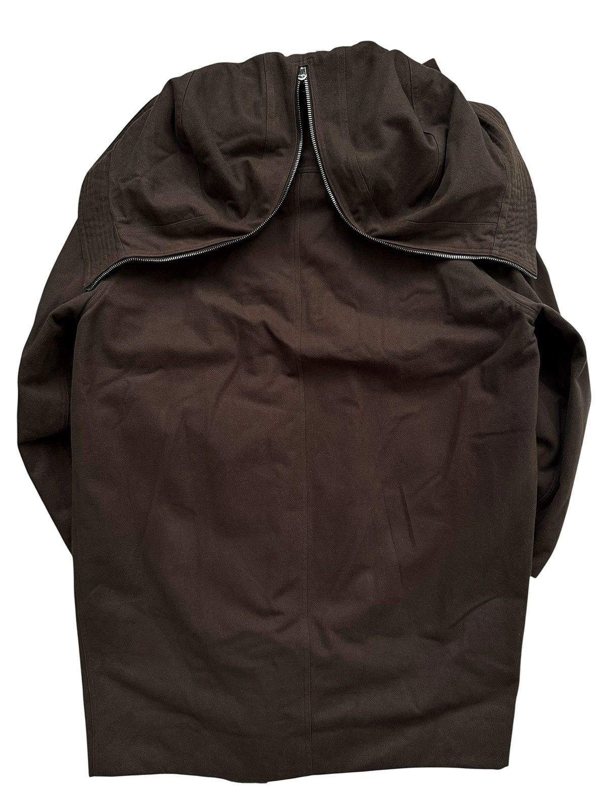 Rick Owens RARE 2019 Larry GIANT Sisy Suede Panel Parka Size US M / EU 48-50 / 2 - 7 Thumbnail
