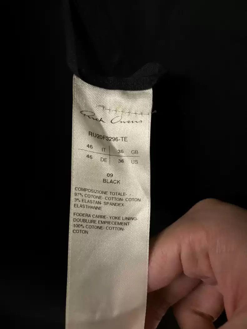 Rick Owens Rick Owens Main line TE double zipper pocket black shirt Size US M / EU 48-50 / 2 - 4 Thumbnail
