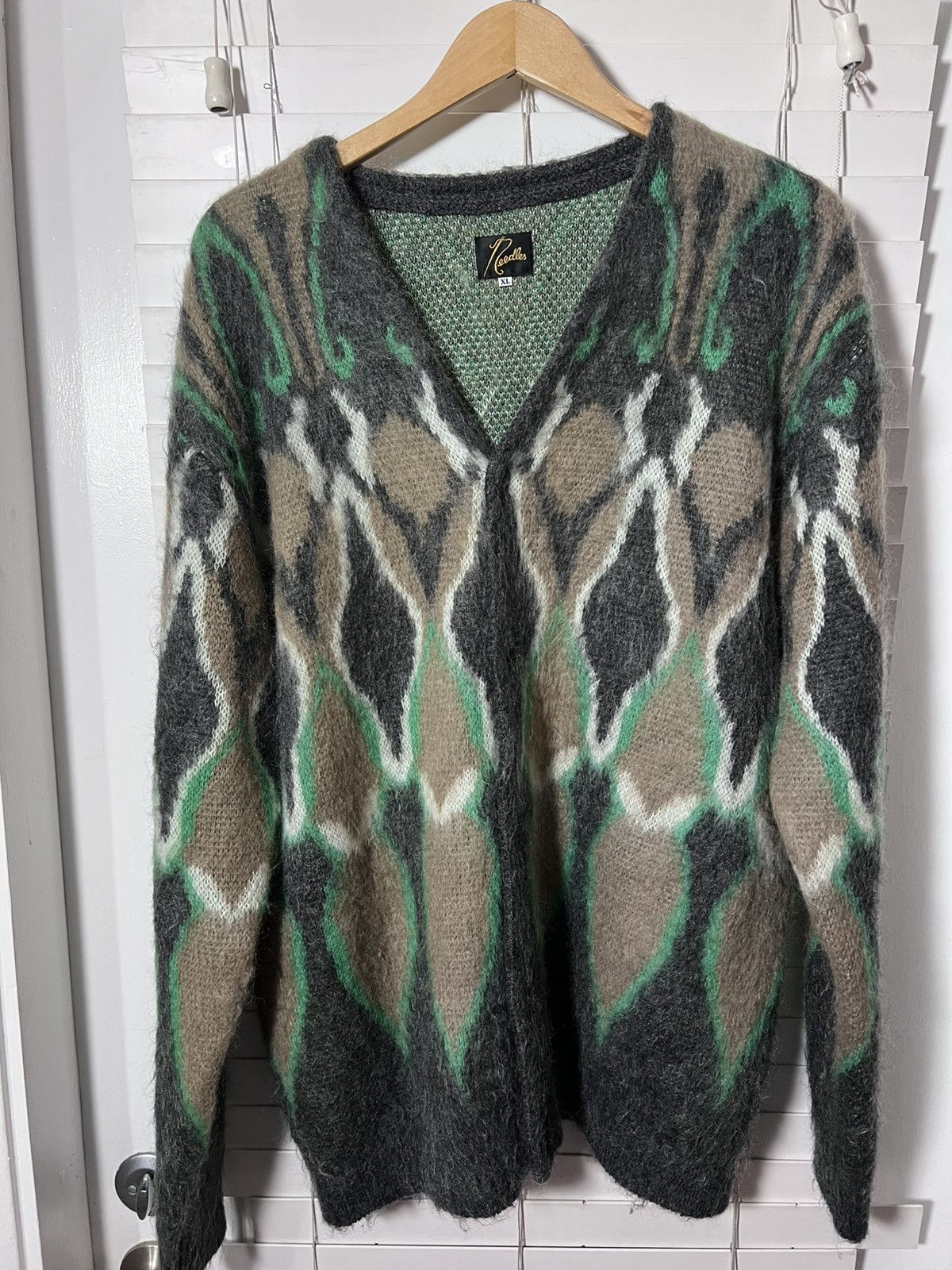 HIDDEN × Needles Hidden NY x Needles Mohair Cardigan Size US XL / EU 56 / 4 - 1 Thumbnail