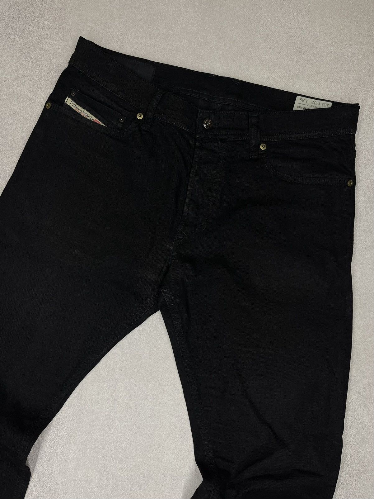 Diesel Mens Diesel Tepphar Denim Jeans Black Made in Italy Y2K Size US 32 / EU 48 - 7 Thumbnail