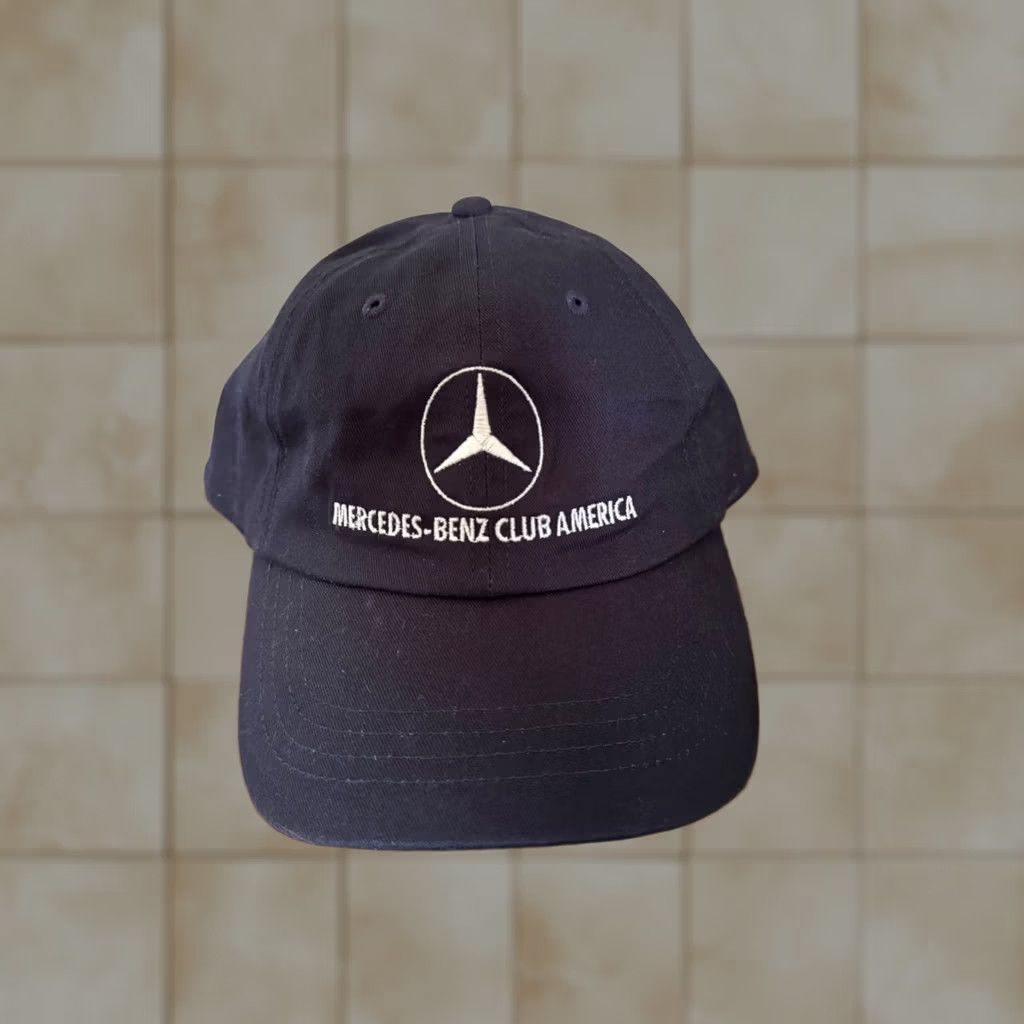Mercedes-Benz MERCEDES-BENZ CLUB OF AMERICA hat blue adjustable cotton cap Unisex Adults One Size Mens Baseball Cap Size ONE SIZE - 1 Thumbnail