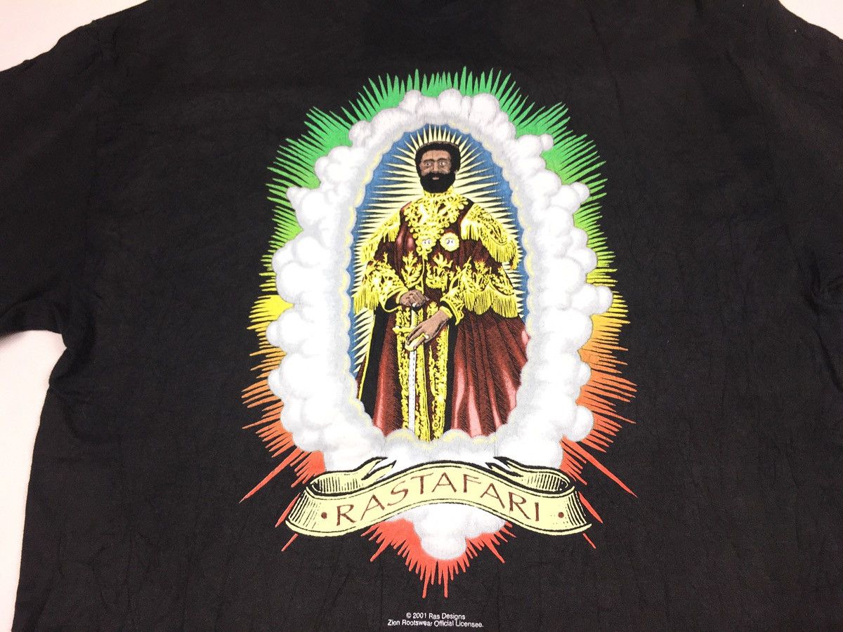 Vintage × Zion Rootswear Exodus Rastafari Zion Rootwear Ras Design Marijuana Tee Size US M / EU 48-50 / 2 - 3 Thumbnail