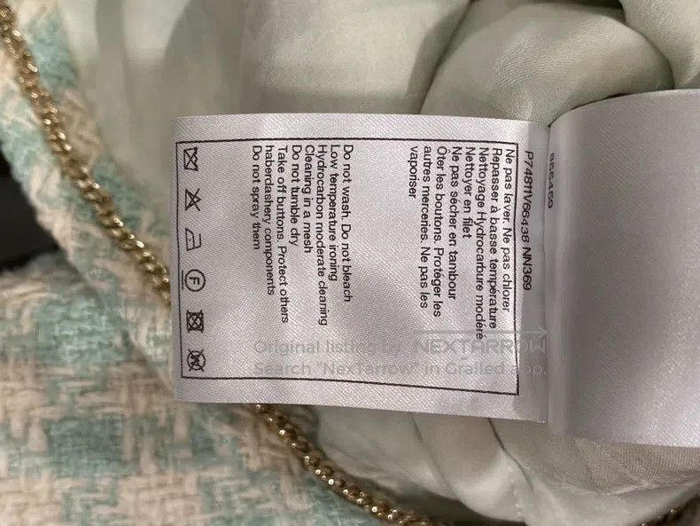 Chanel Chanel 23s mint green diamond button jacket Size XXS / US 00 / IT 34 - 5 Thumbnail