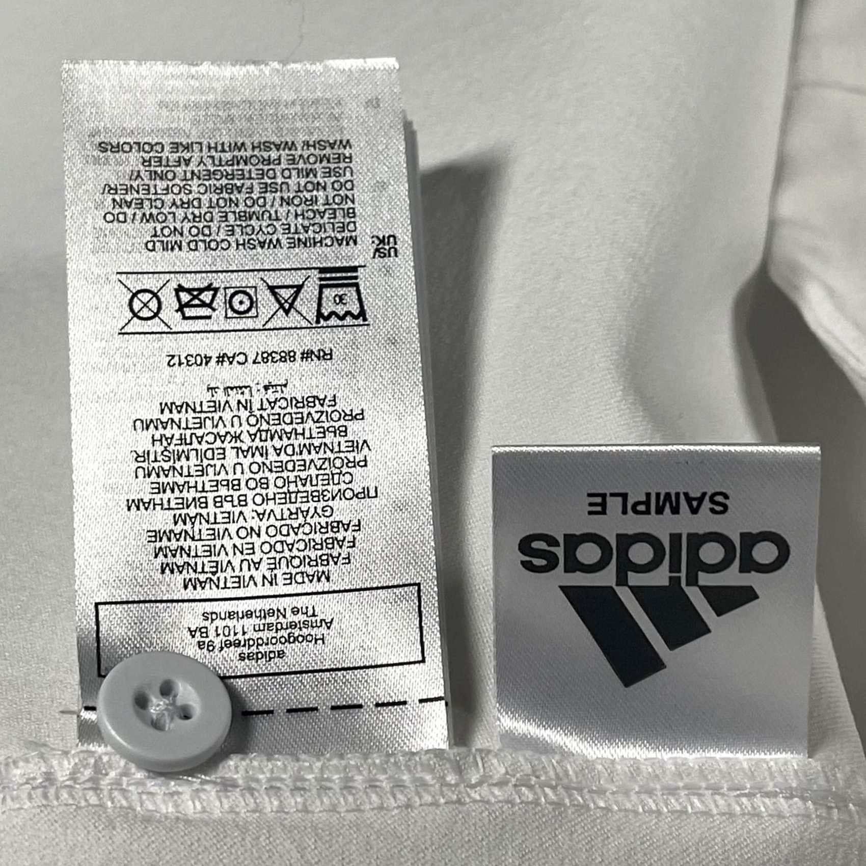 Adidas Adidas Softball Shirt Mens Medium White Henley Snap Jersey JI8246 KPN86 Size US M / EU 48-50 / 2 - 6 Thumbnail