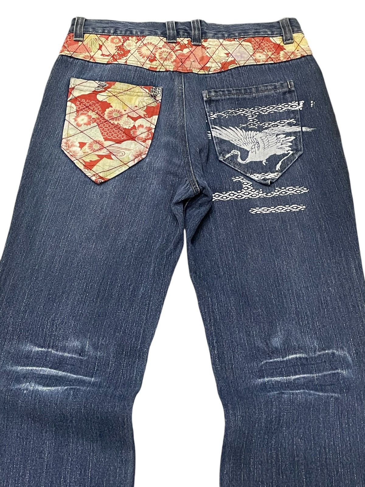 Japanese Brand × PPFM × semanticdesign Japanese traditional Art & Craft Daimond Quilt Jeans Size US 30 / EU 46 - 11 Thumbnail