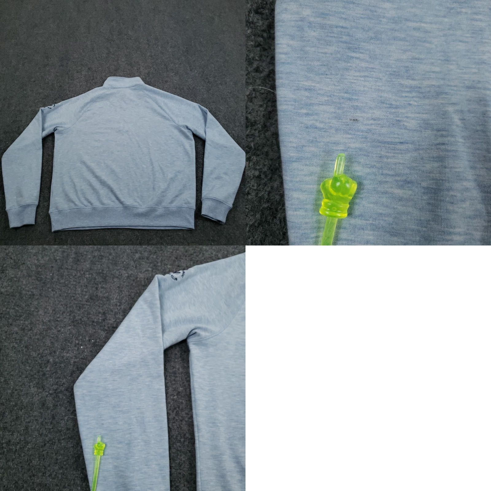 Vintage Fairway & Greene Golf Sweater Mens Medium Blue Mock Neck Pullover Casual Size US M / EU 48-50 / 2 - 8 Thumbnail